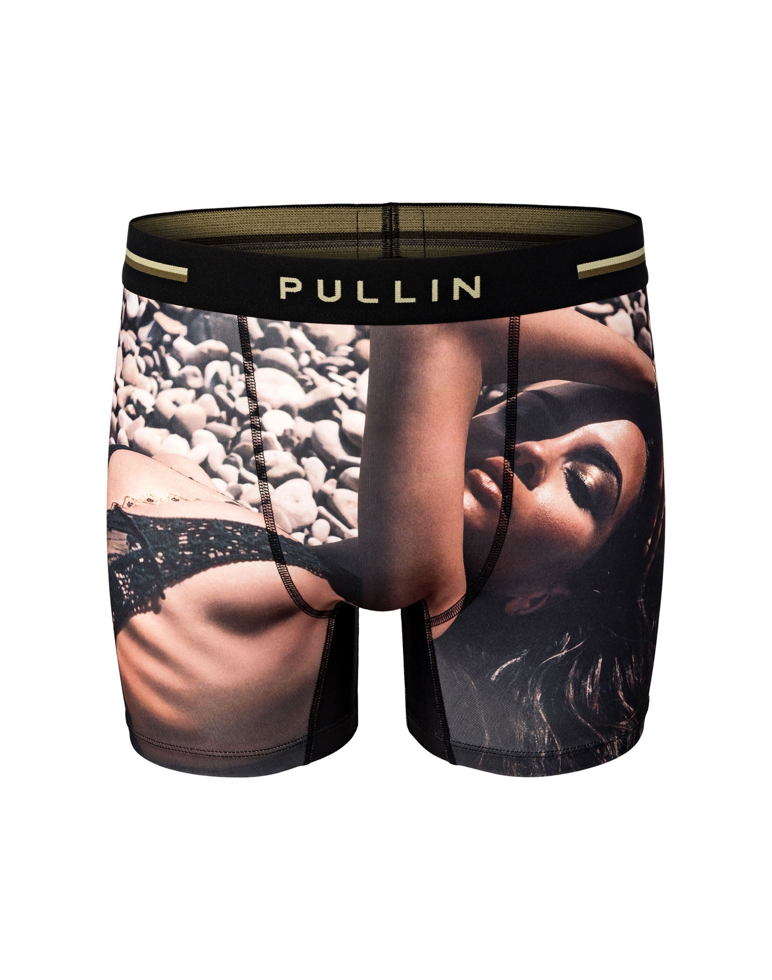 boxer long canelle PULLIN en polyester