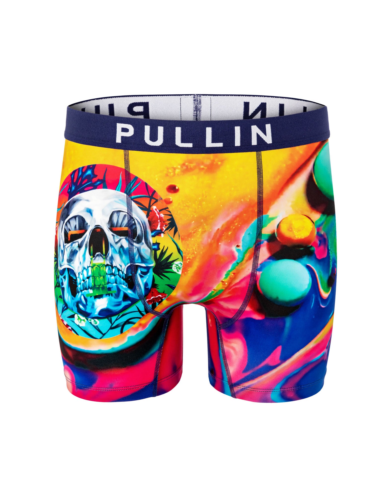 boxer long colorskull PULLIN en lycra