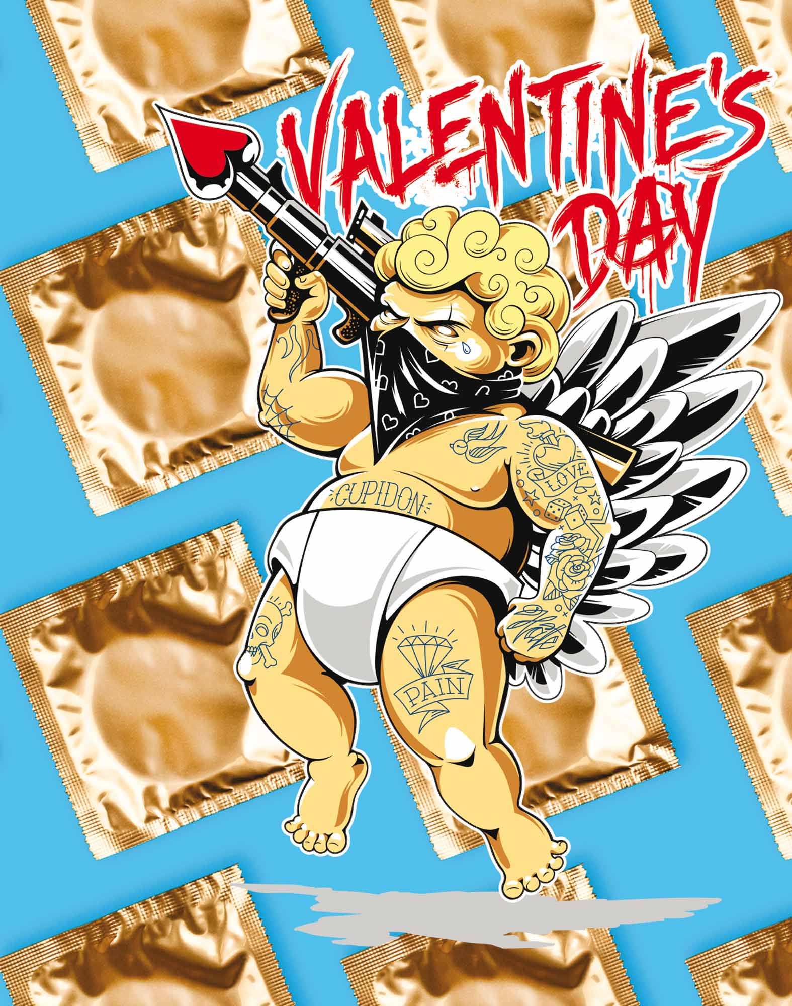 boxer long cupidon PULLIN en lycra