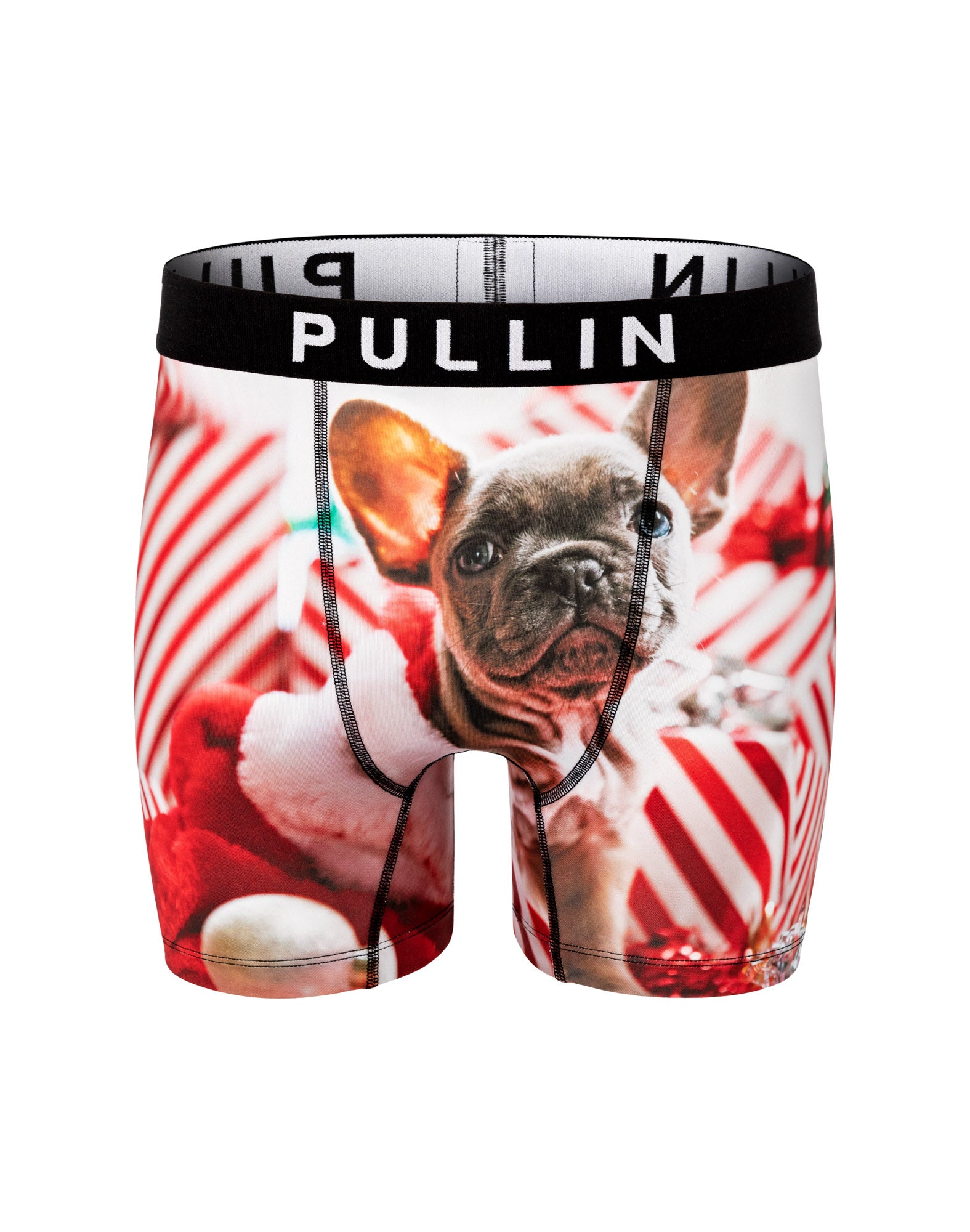 boxer homme imprimé boxer long doggoxmas PULLIN en lycra