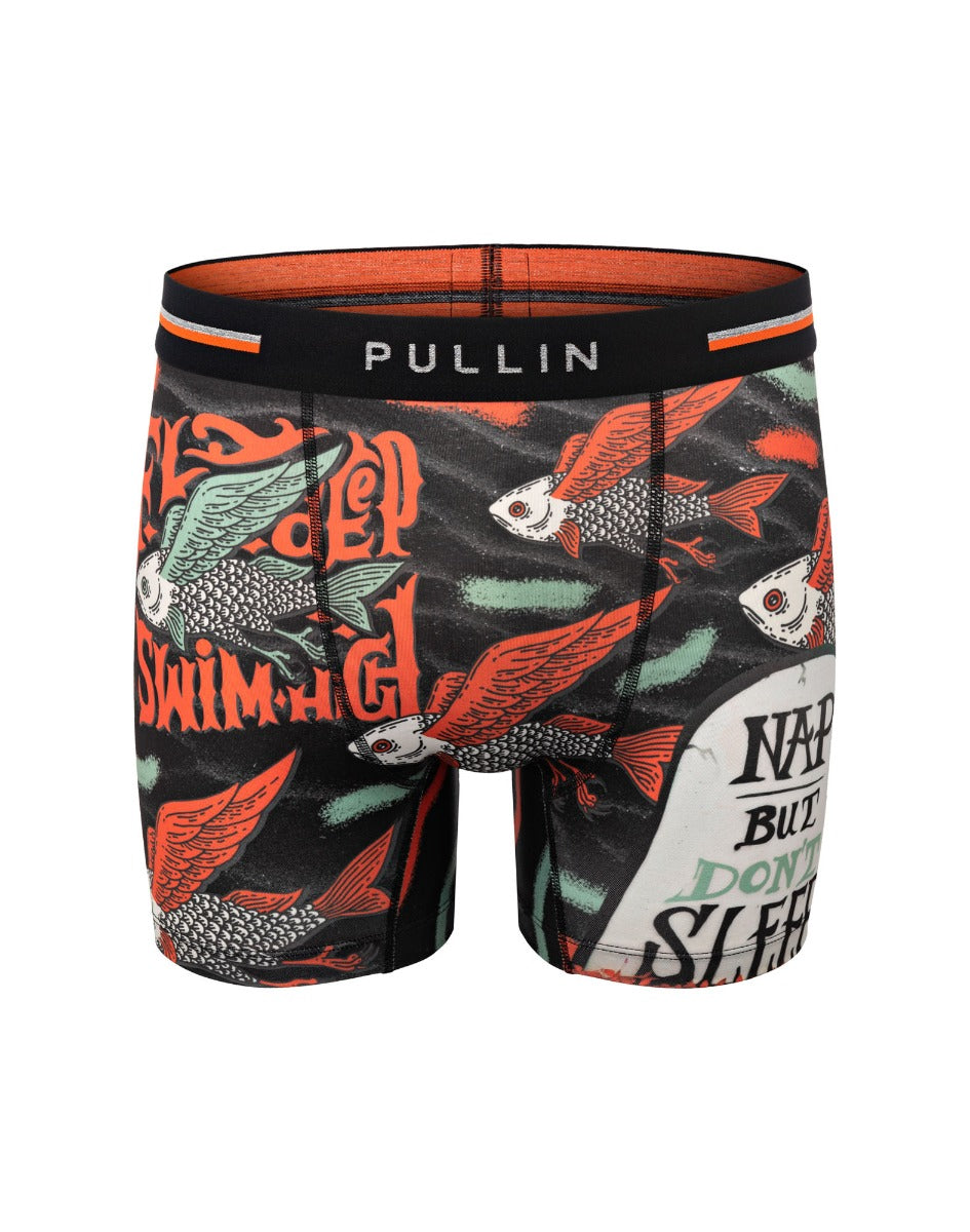 boxer long fishsnap PULLIN en lycra