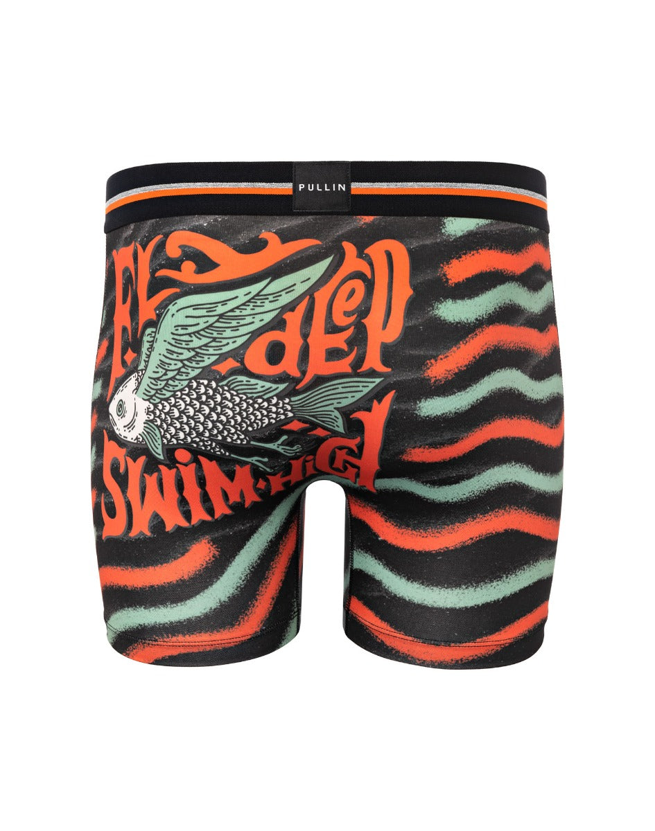boxer long fishsnap PULLIN en lycra