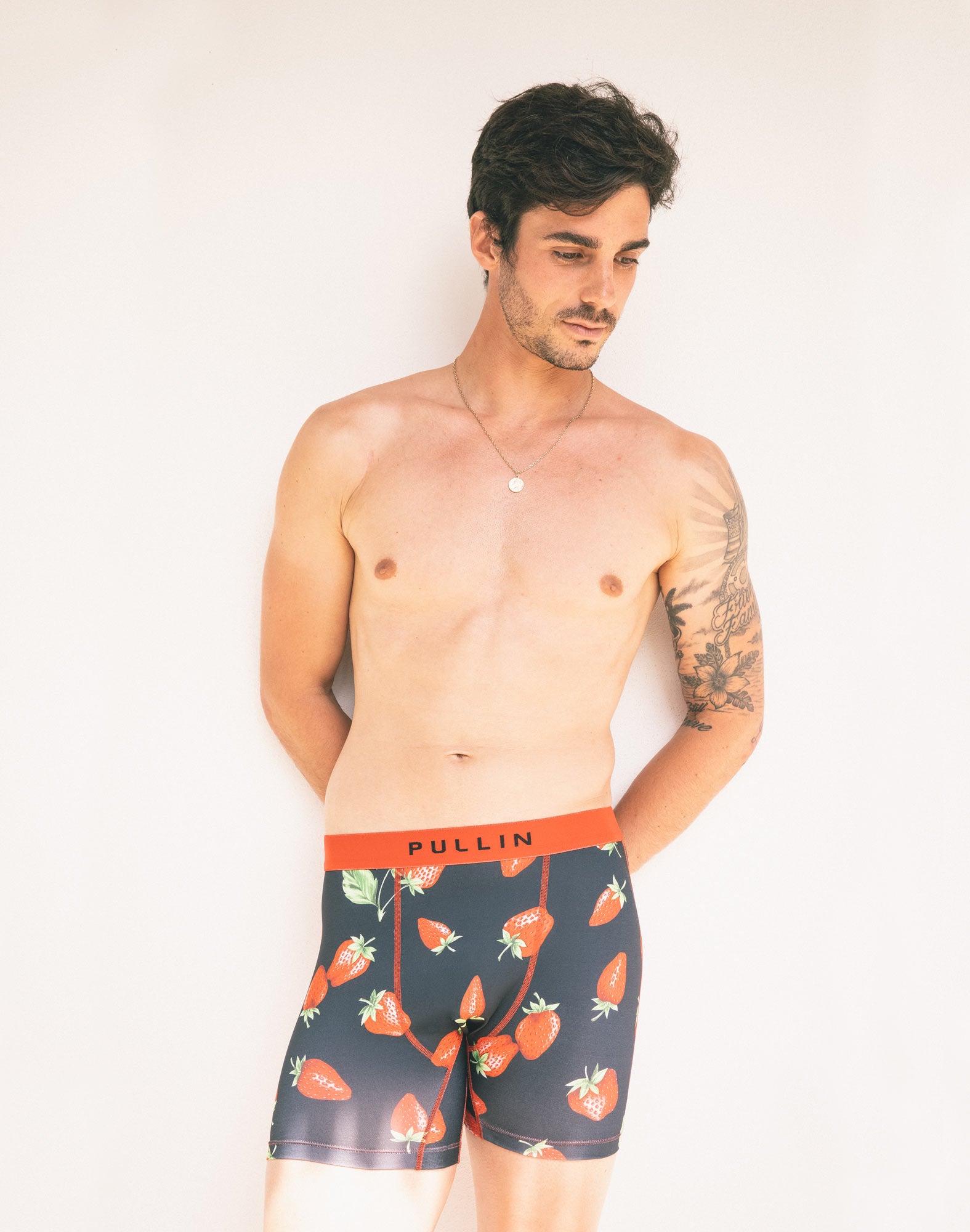 boxer long fraises PULLIN en lycra