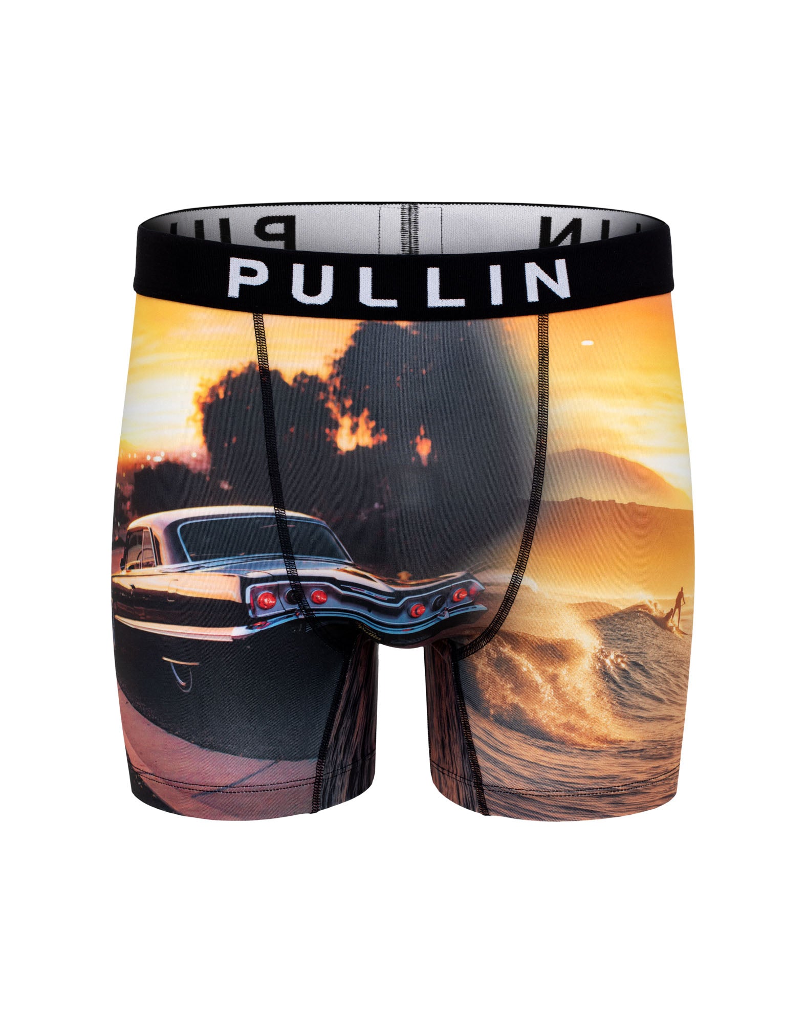 boxer homme long goldentime PULLIN en lycra