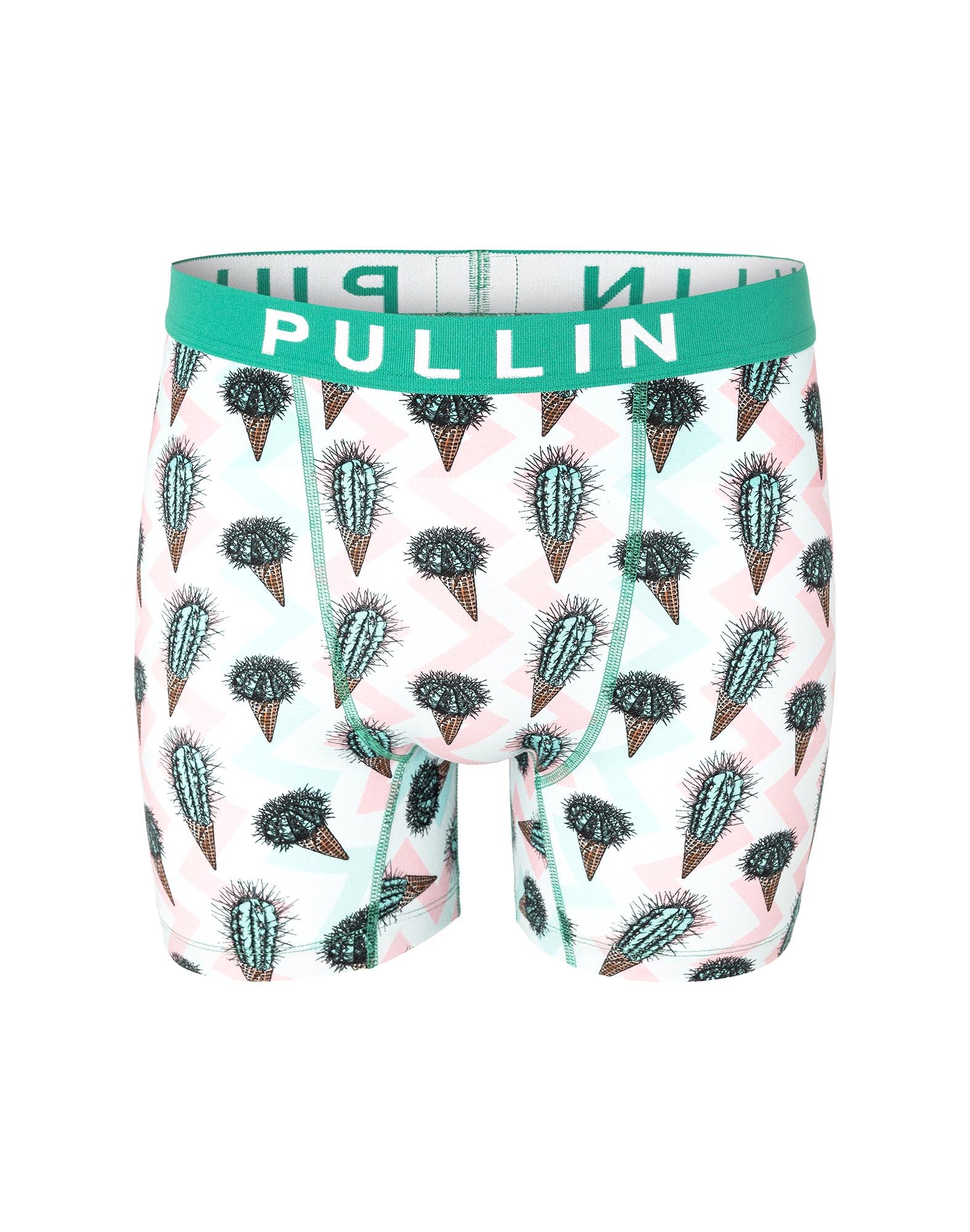 boxer homme imprimé boxer long icetus PULLIN en lycra