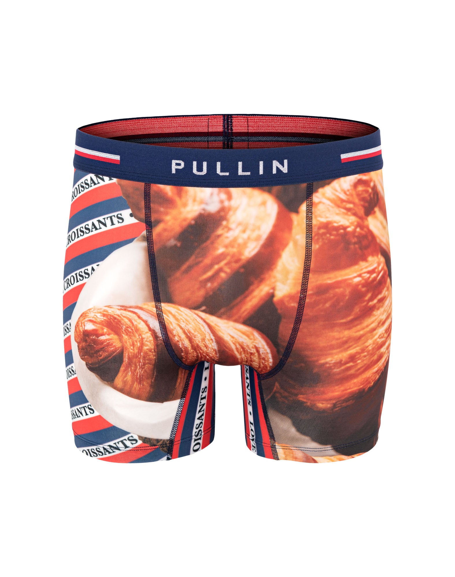 boxer homme imprimé boxer long lovecroissants PULLIN en lycra