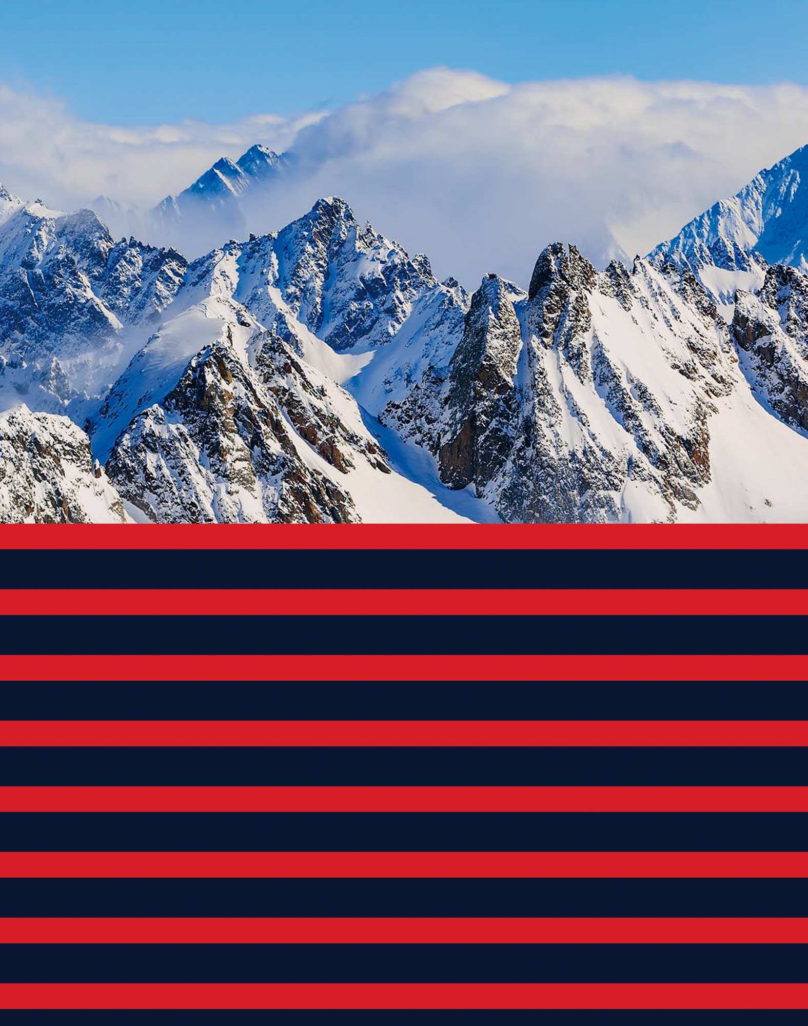 boxer long mountainstripe PULLIN en polyester