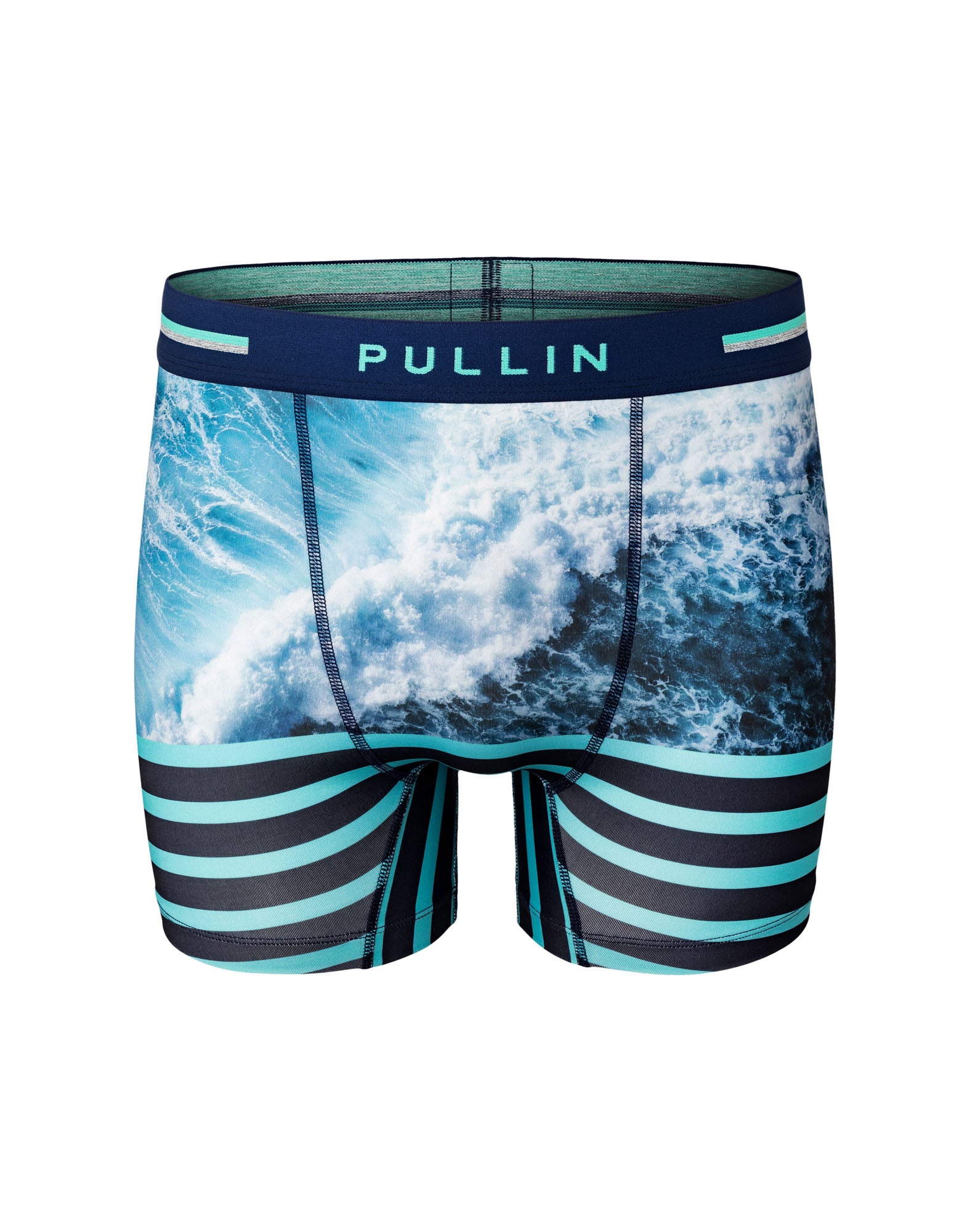 boxer long oceanstripe PULLIN en polyester