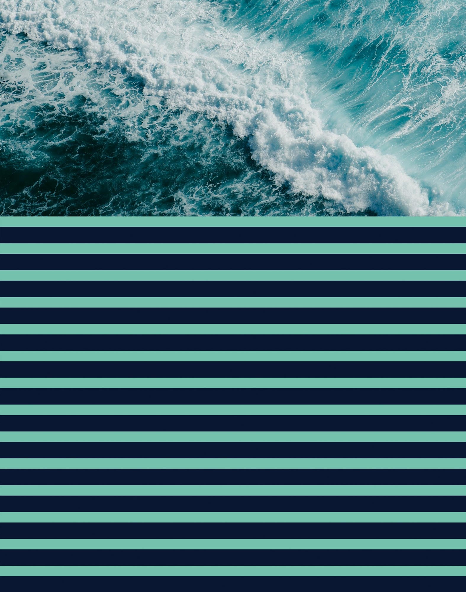 boxer long oceanstripe PULLIN en polyester