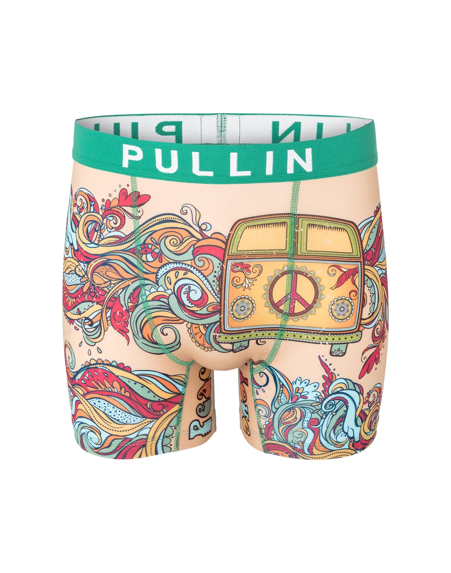 boxer homme imprimé boxer long peacevan PULLIN en lycra