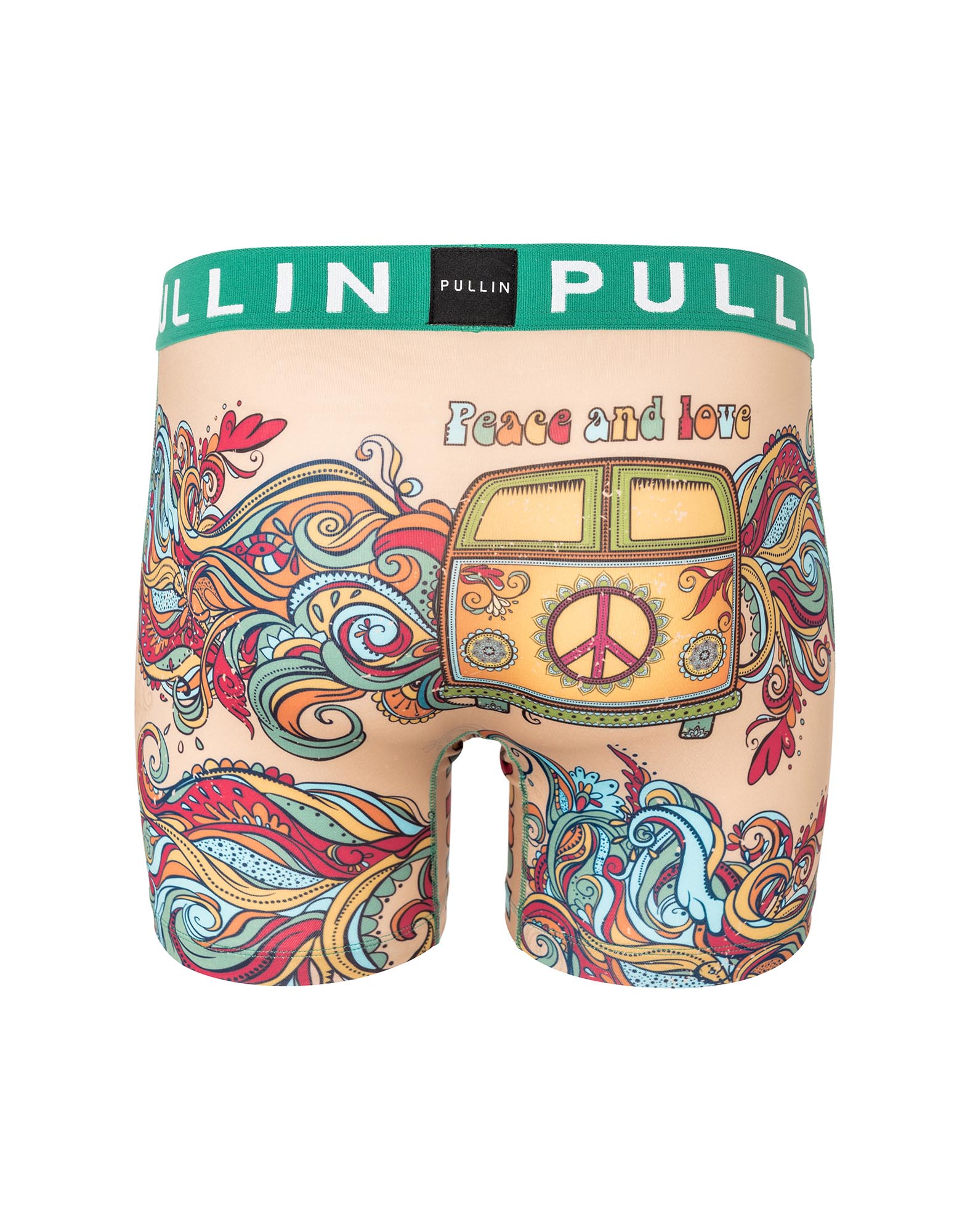 boxer homme imprimé boxer long peacevan PULLIN en lycra