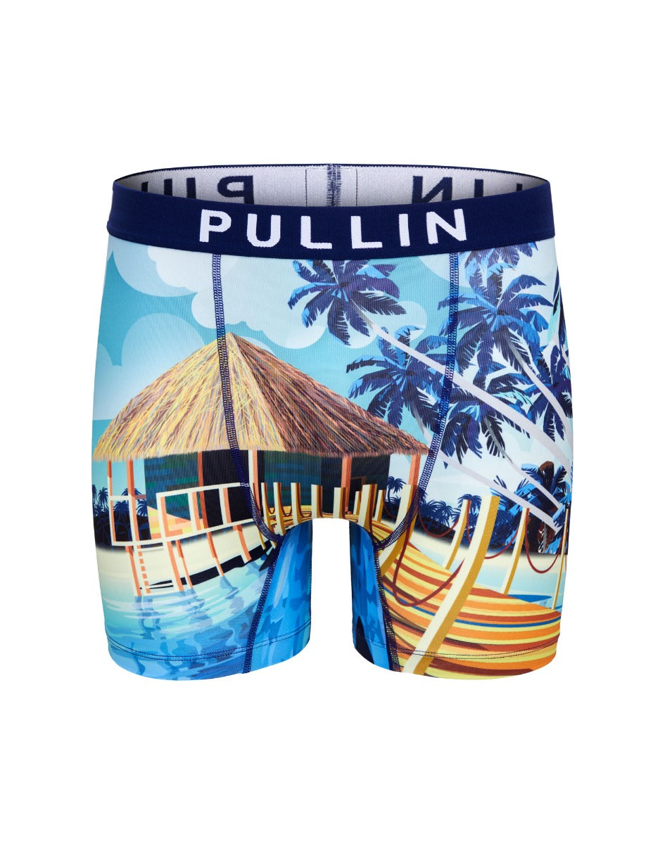 boxer homme long polynesia PULLIN en lycra