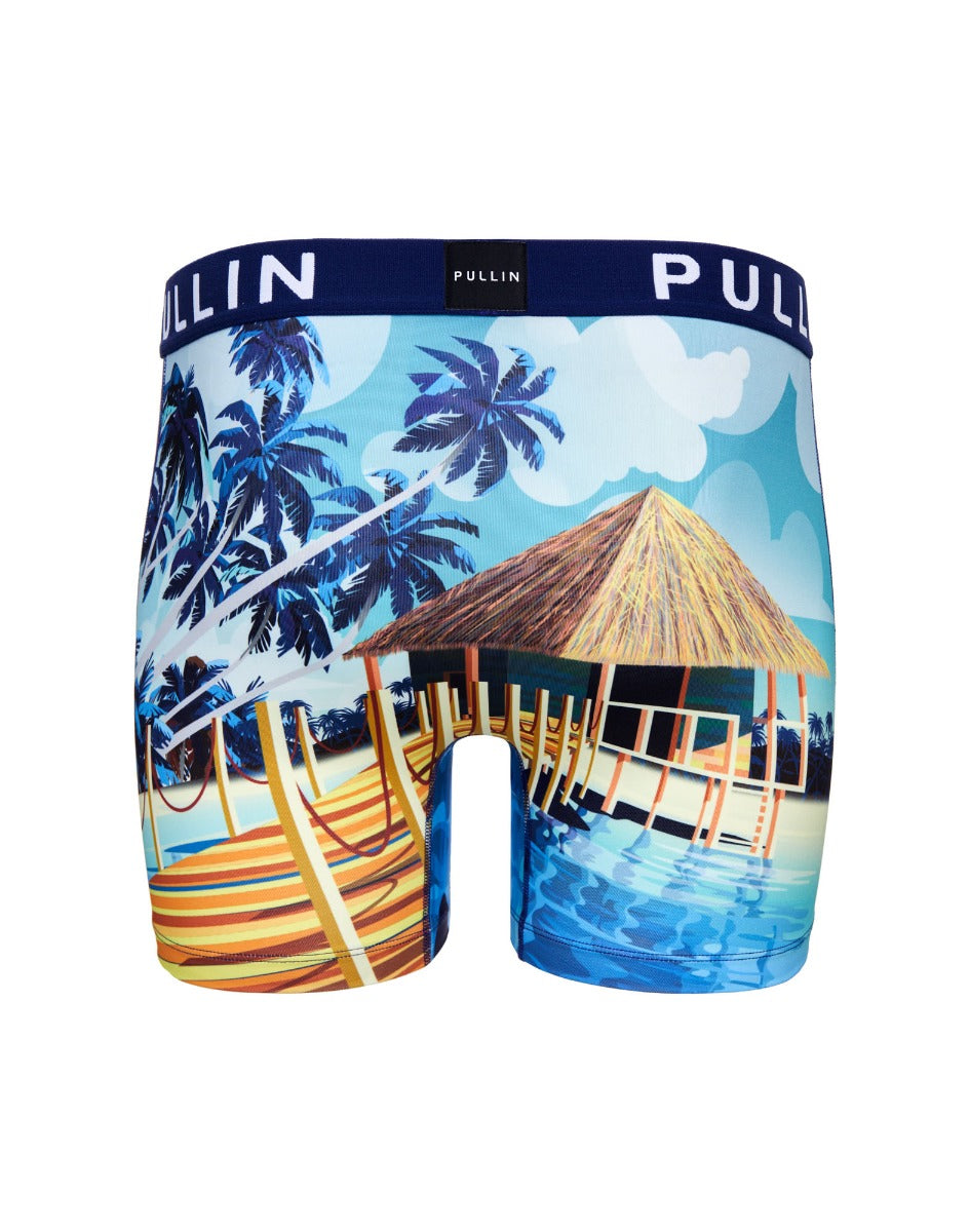 boxer homme long polynesia PULLIN en lycra