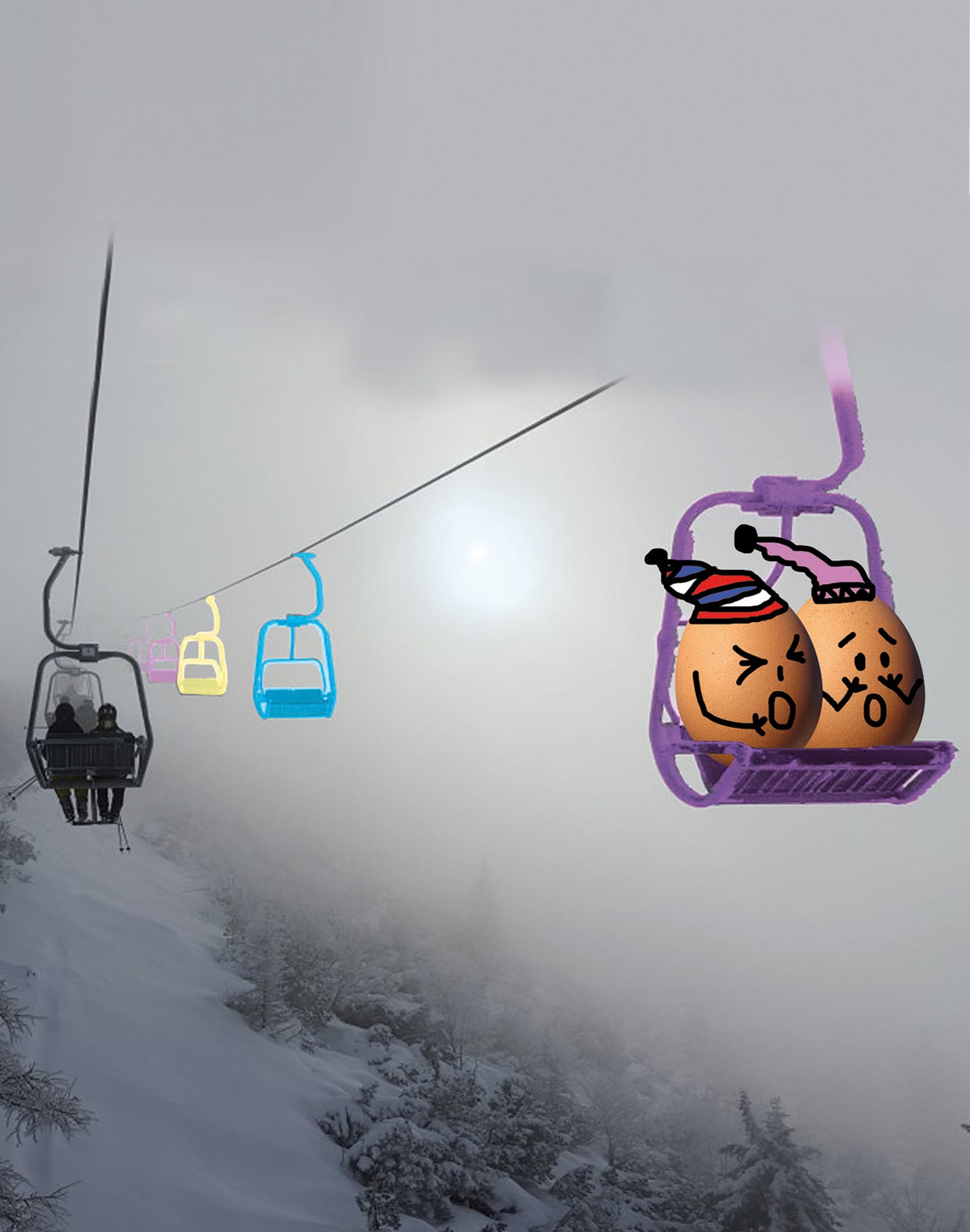 boxer long powday PULLIN en polyester