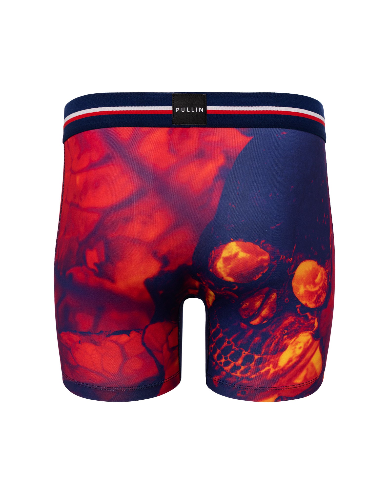 boxer long skullpurpl PULLIN en lycra