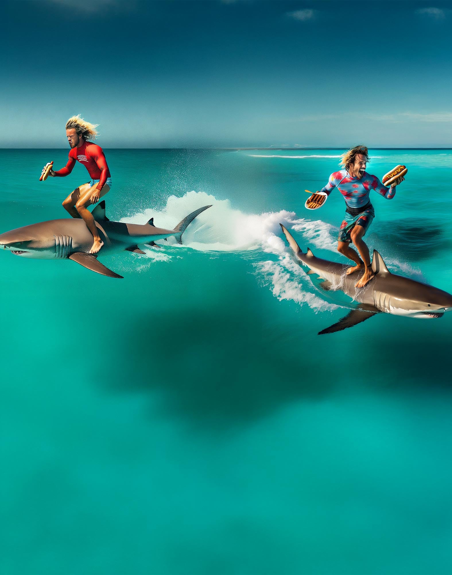 boxer long surfboard PULLIN