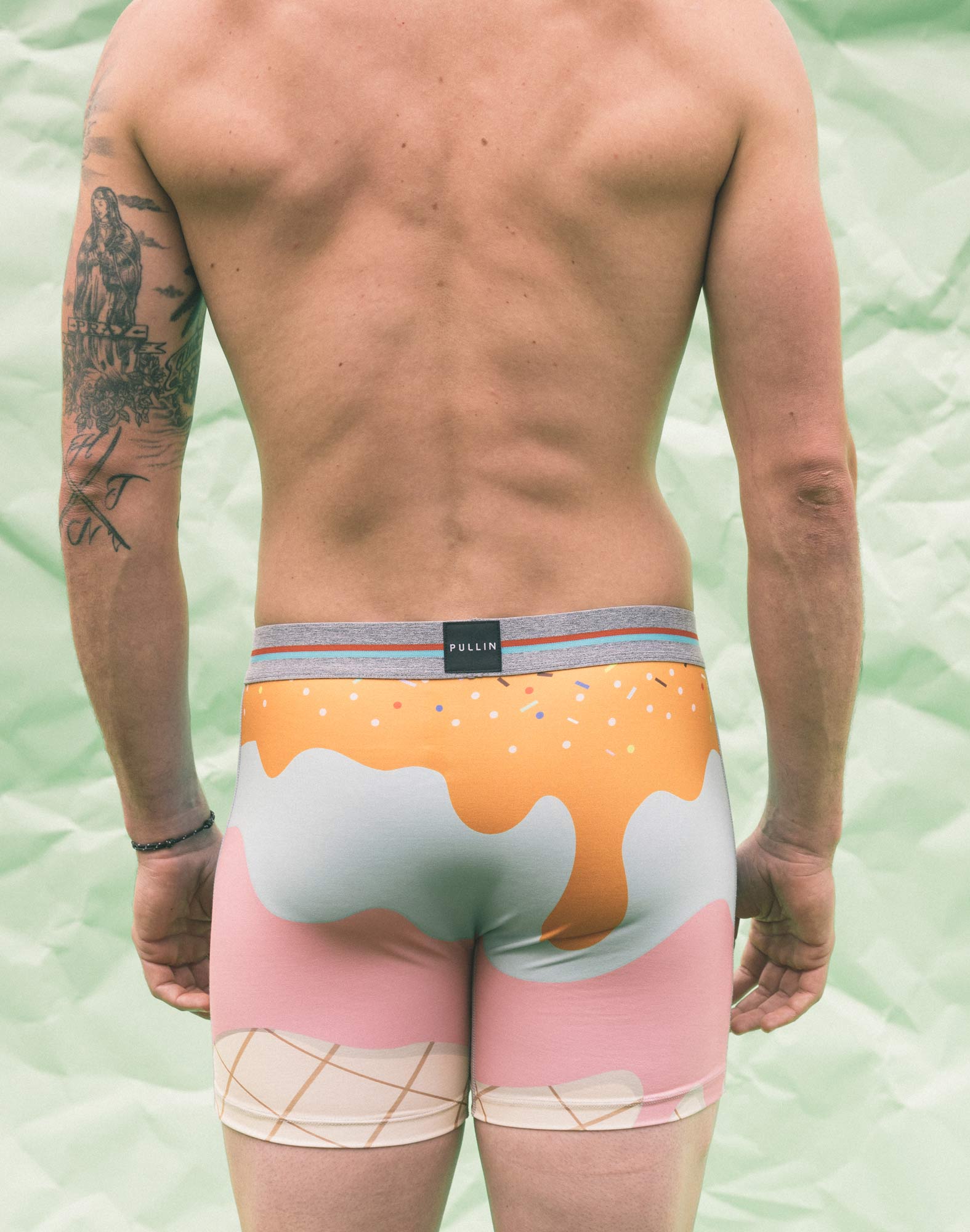boxer long sweetcream PULLIN en lycra