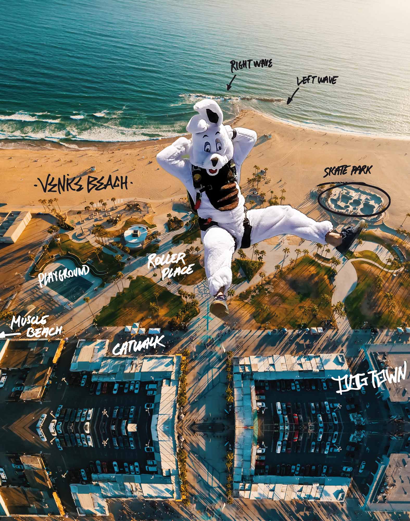 boxer long venicerabbit PULLIN en polyester