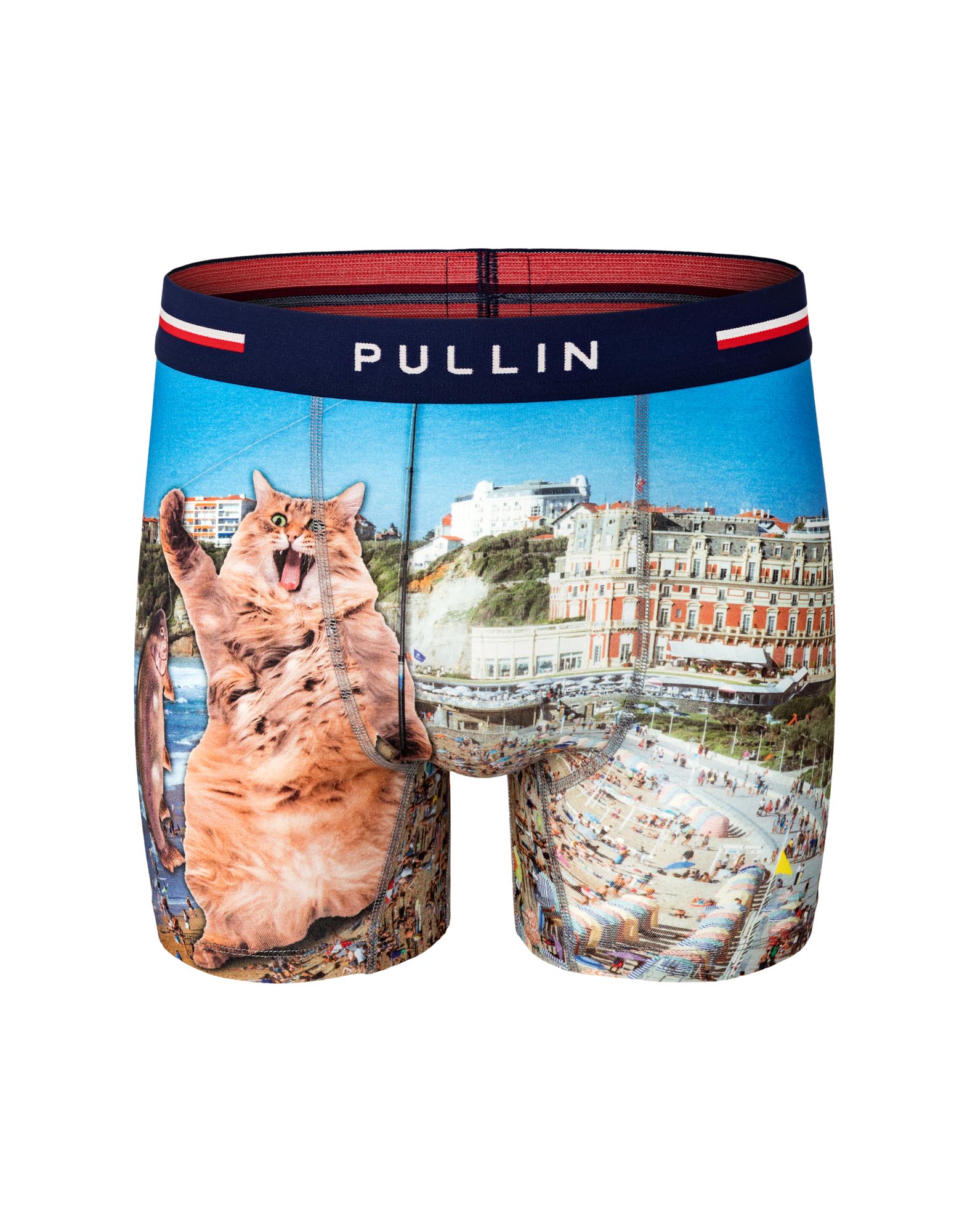 boxer long coton imprime btzcat PULLIN en coton