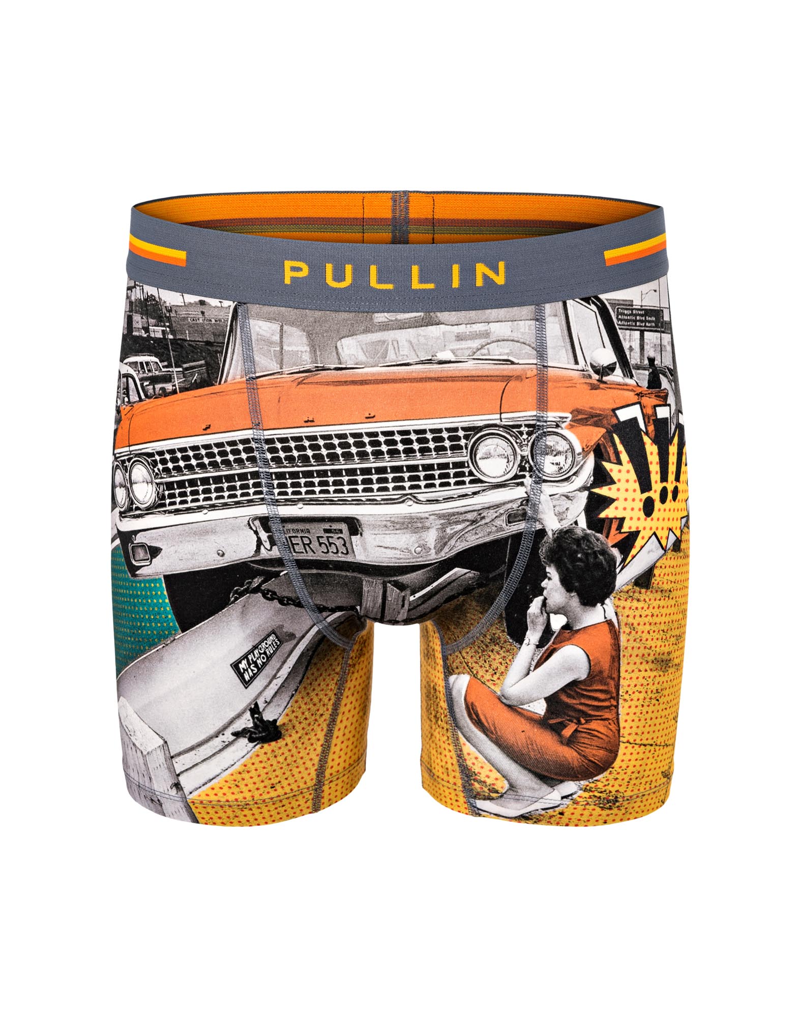 boxer long coton imprime bullshit PULLIN en coton