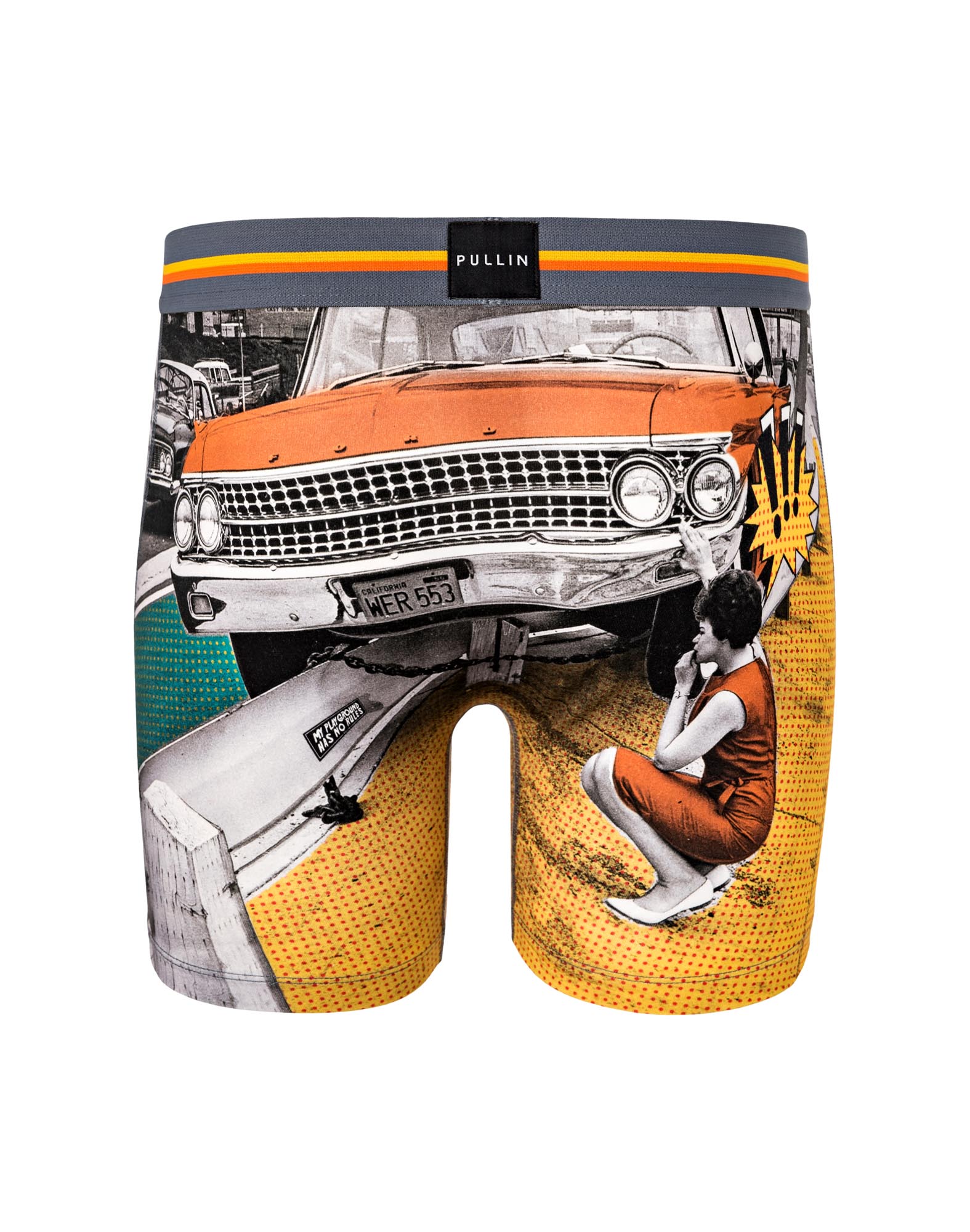 boxer long coton imprime bullshit PULLIN en coton