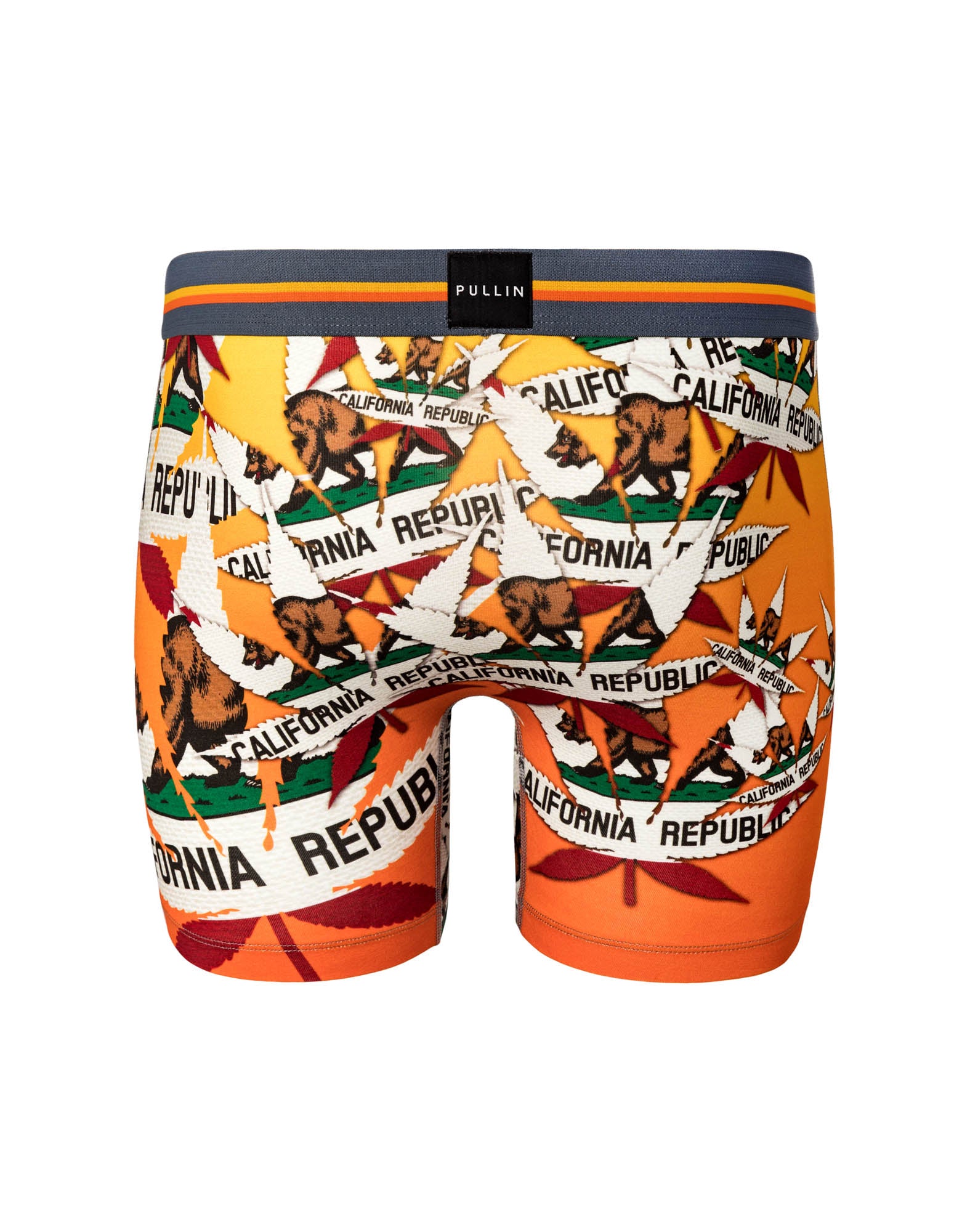 boxer long coton imprime caliweed PULLIN en coton