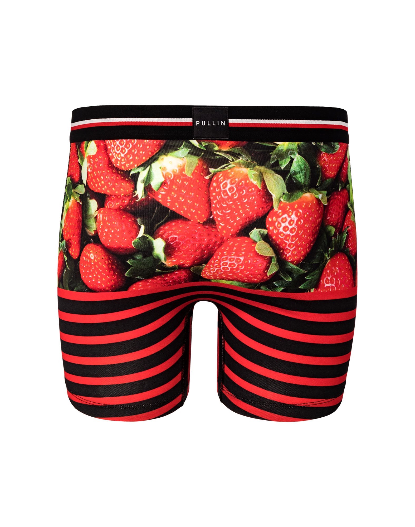 boxer long coton imprime fraisestripe PULLIN en coton