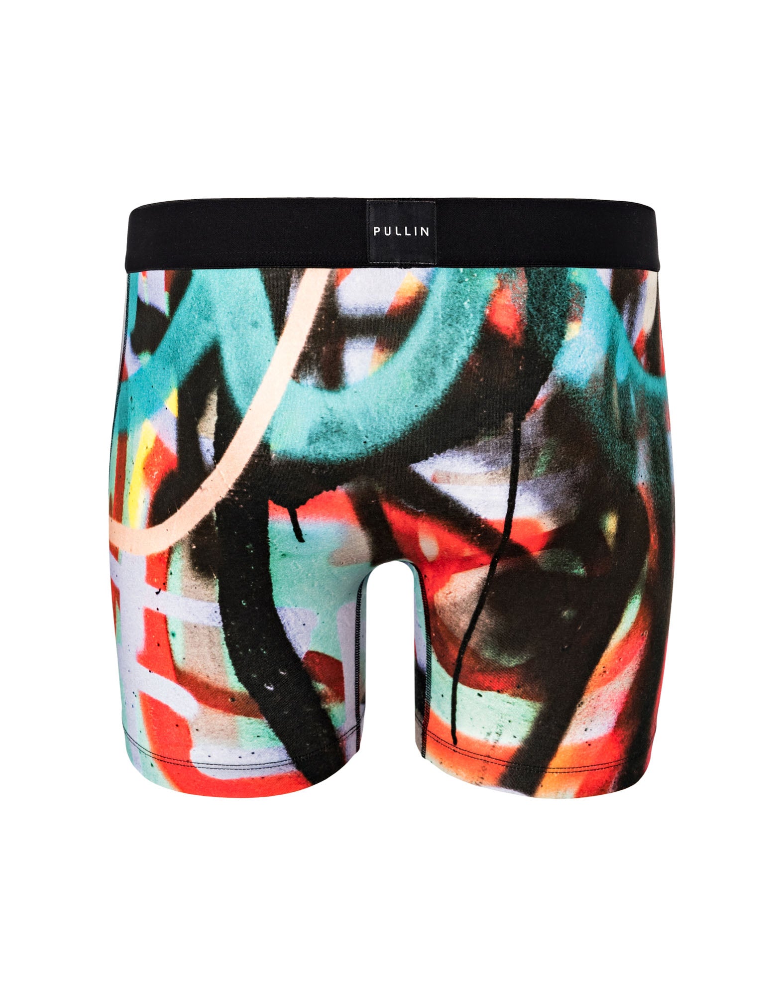boxer long coton imprime ghettoblaster PULLIN en coton