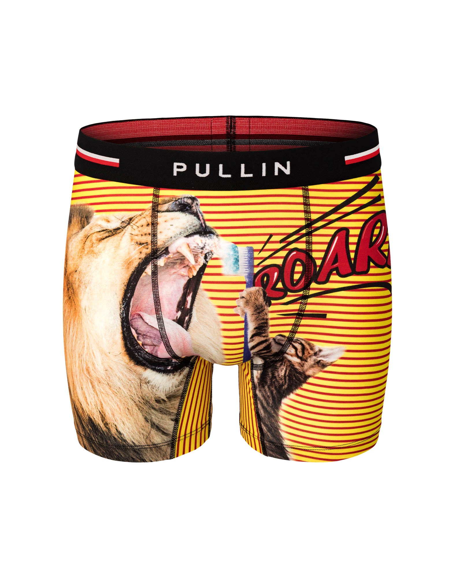 boxer long coton imprime lionchaton PULLIN en coton