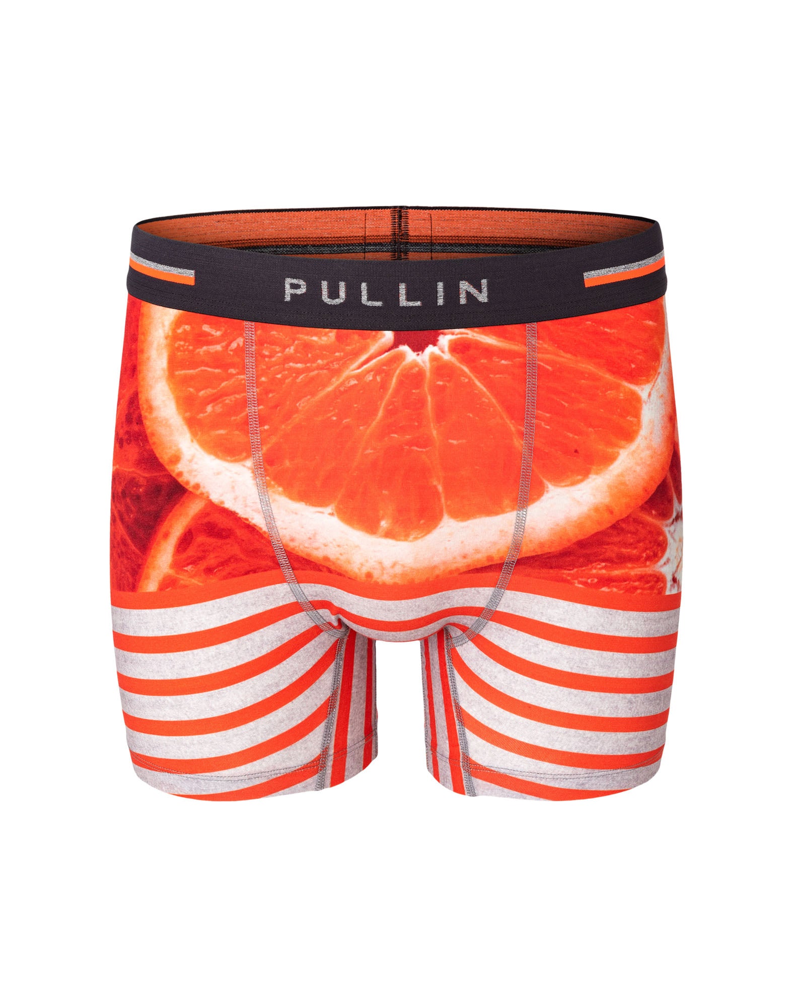 boxer long coton imprime orangestripe PULLIN en coton
