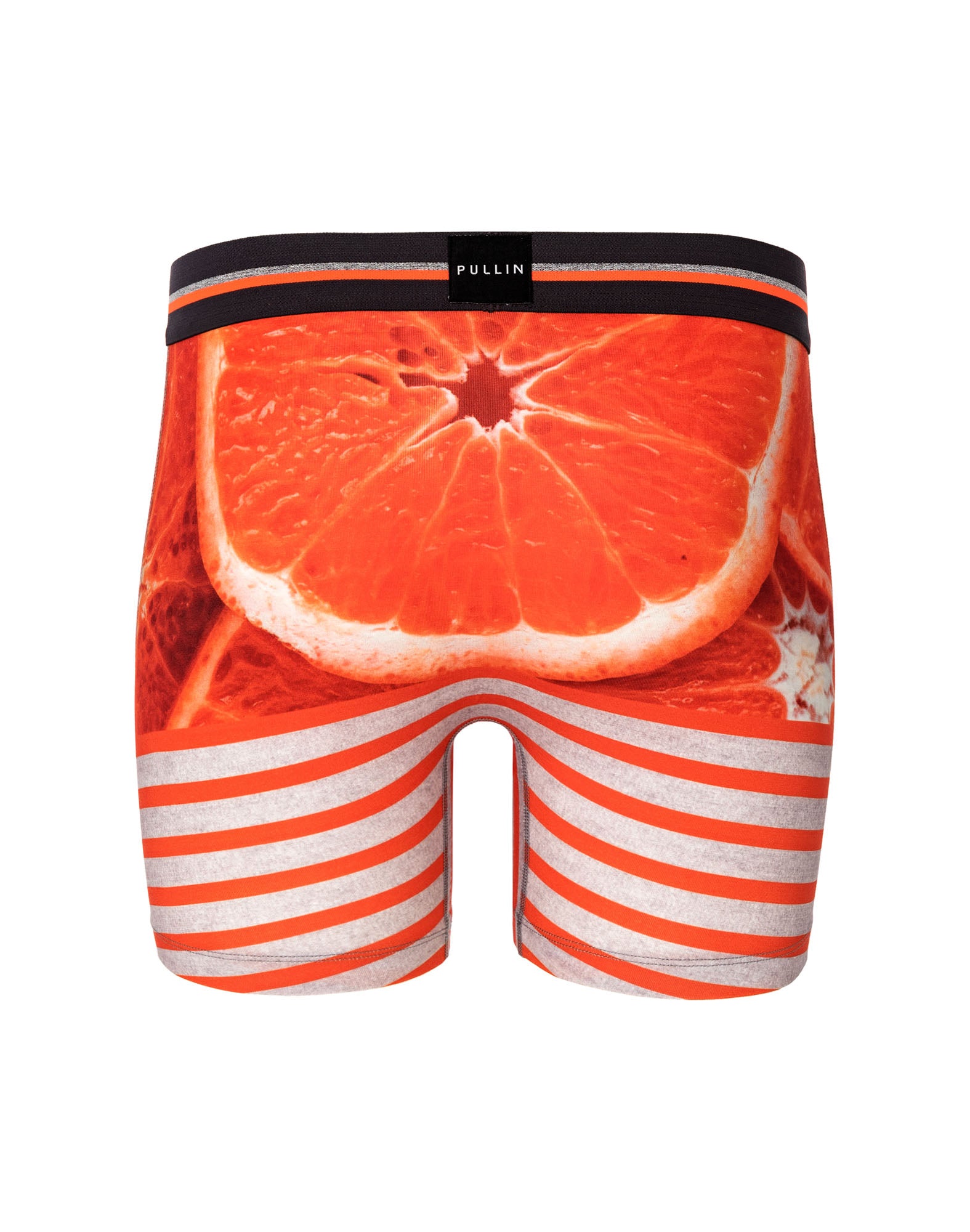 boxer long coton imprime orangestripe PULLIN en coton