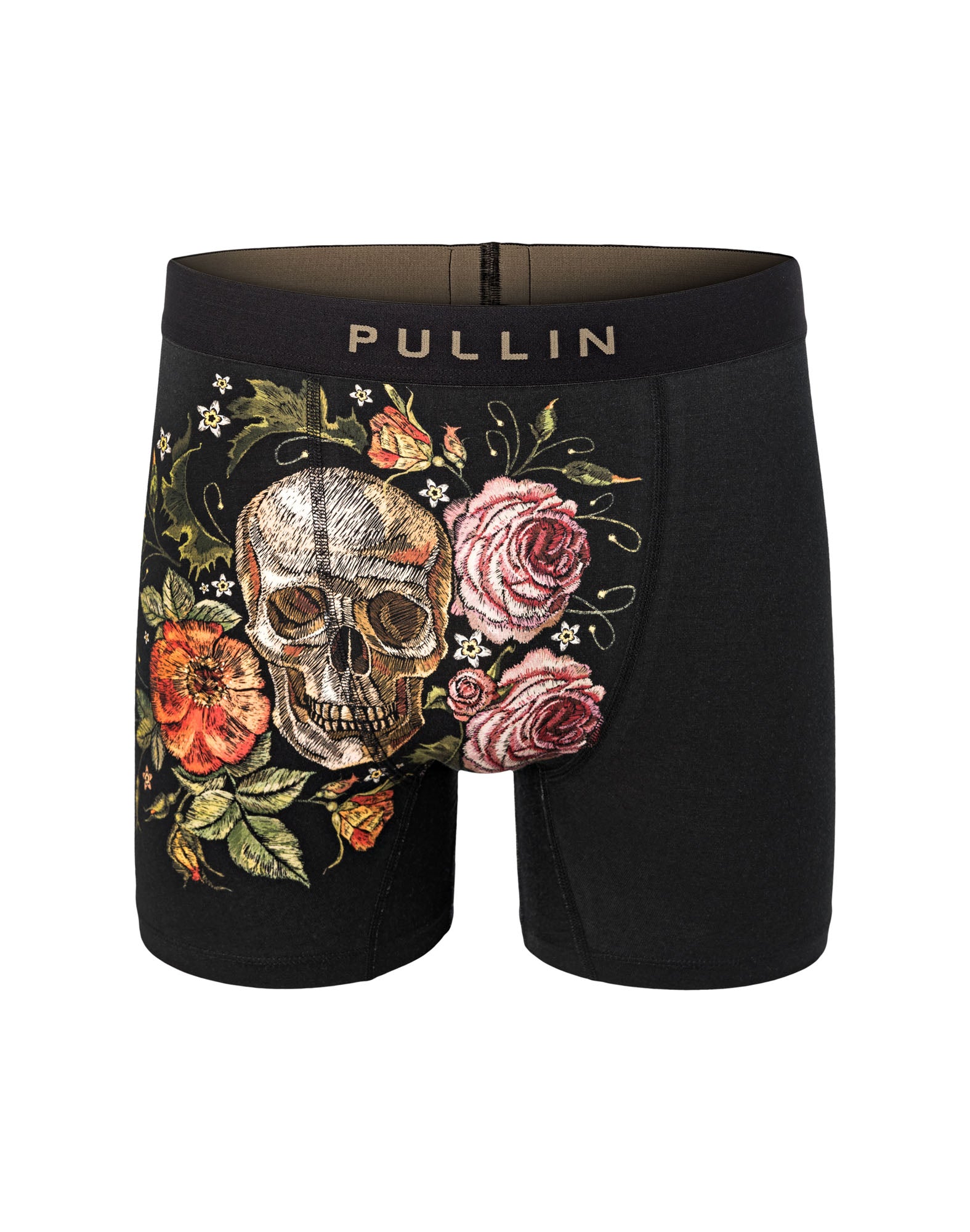 boxer long coton imprime skullemby PULLIN en coton