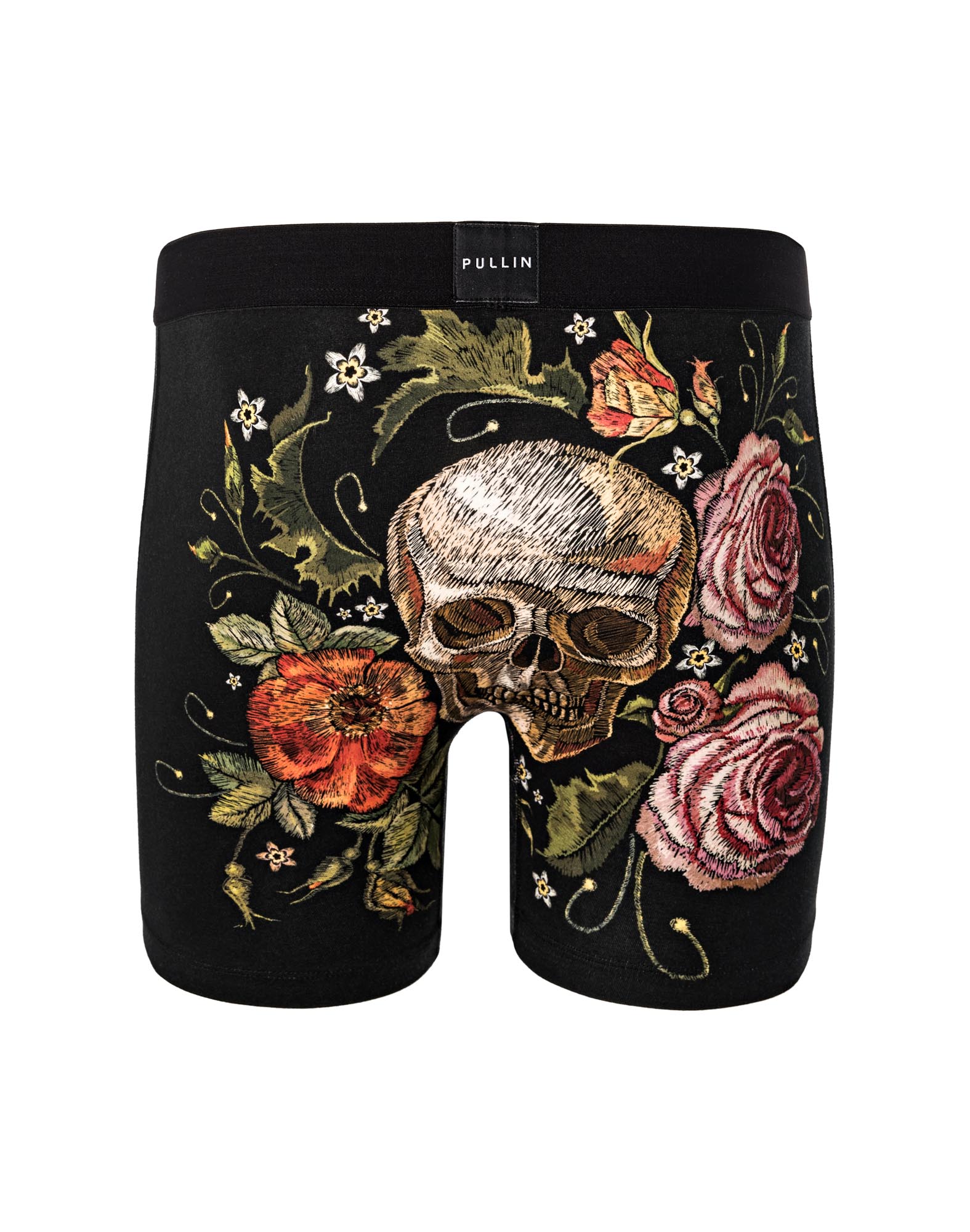 boxer long coton imprime skullemby PULLIN en coton
