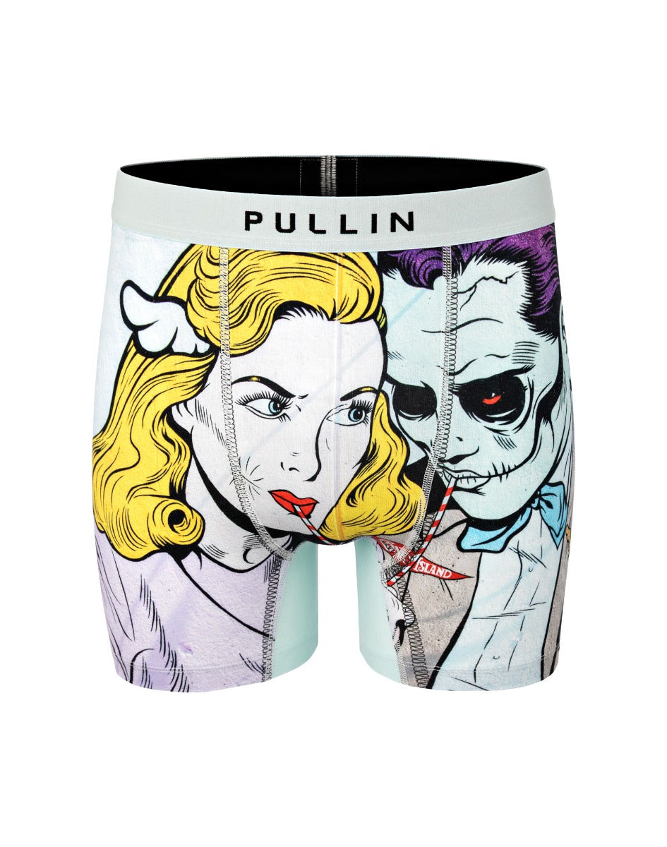 boxer long coton imprime vintagezombie PULLIN en coton