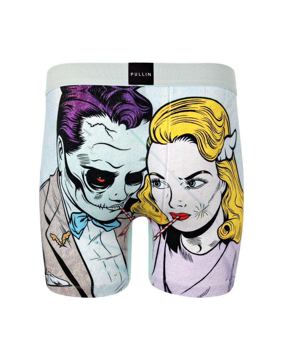 boxer long coton imprime vintagezombie PULLIN en coton