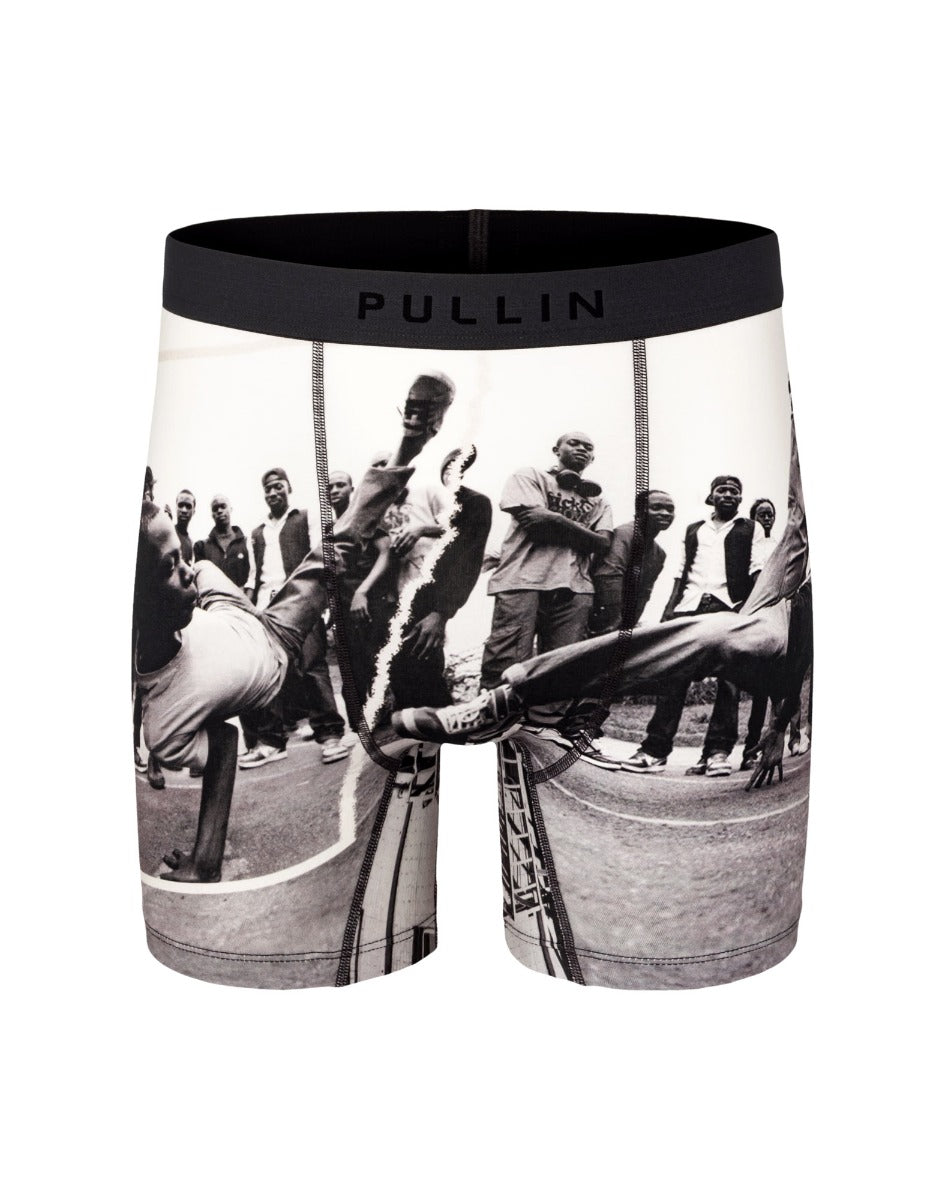 boxer long coton imprime yo PULLIN en coton