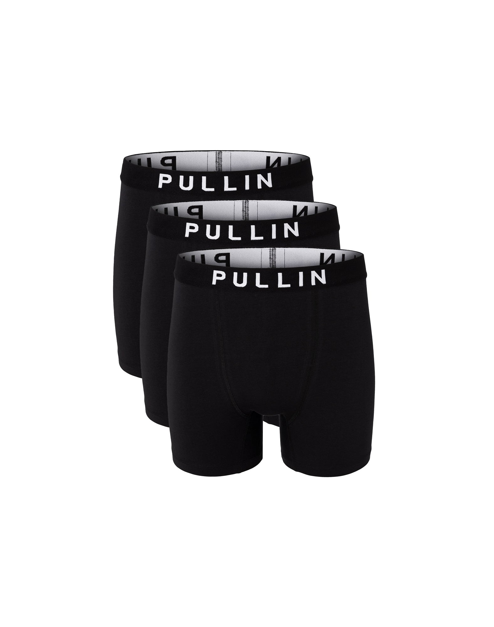 pack de 3 boxers longs black PULLIN en coton
