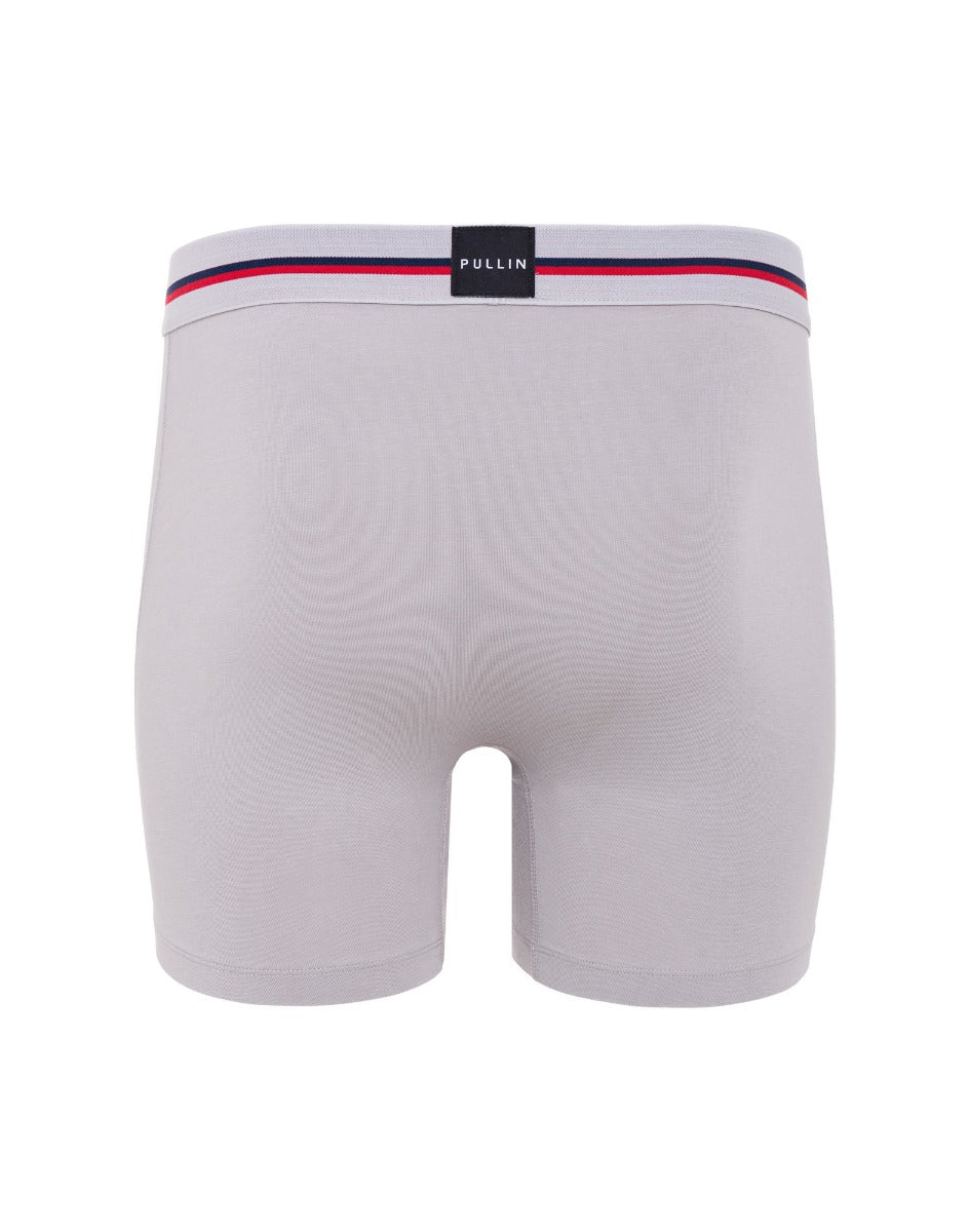 boxer long silver PULLIN en coton