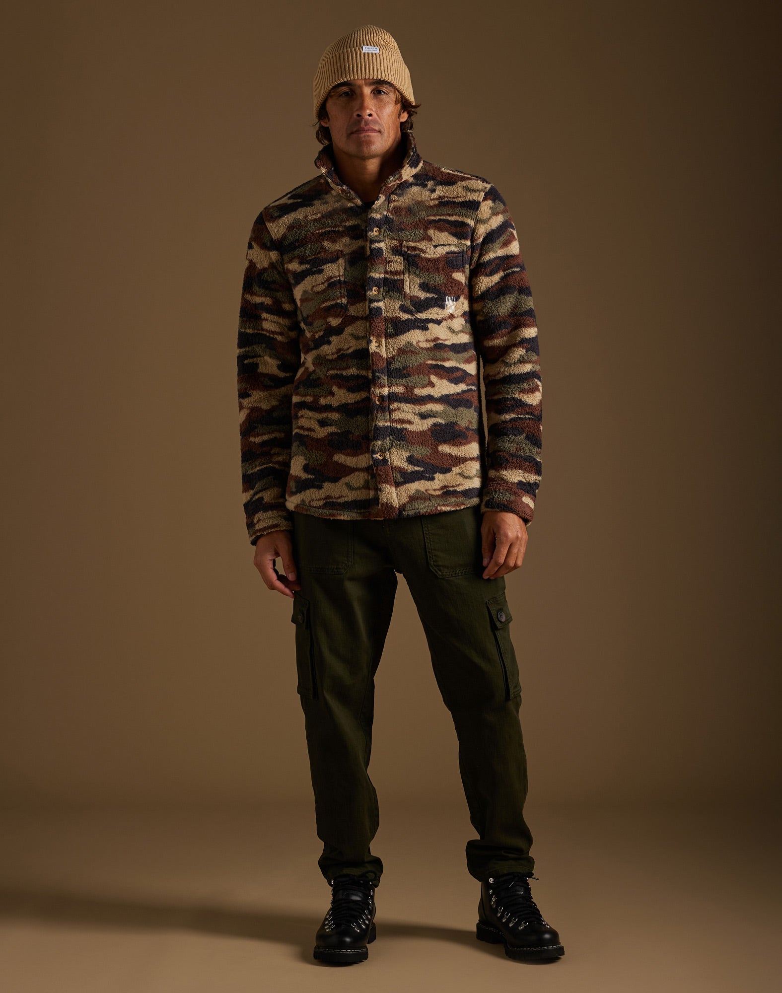 chemise polaire camo PULLIN en polyester