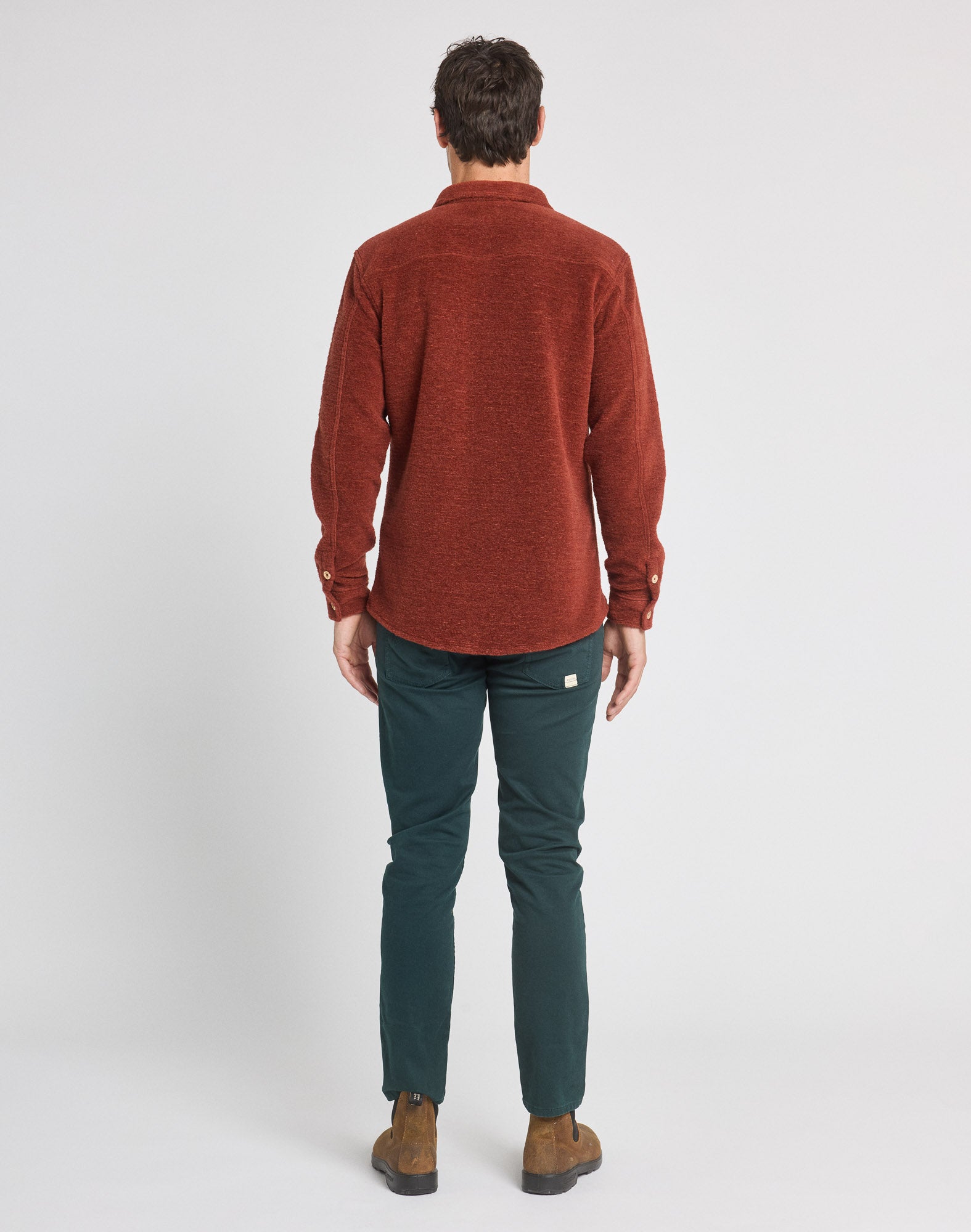 chemise geko woolbrown PULLIN