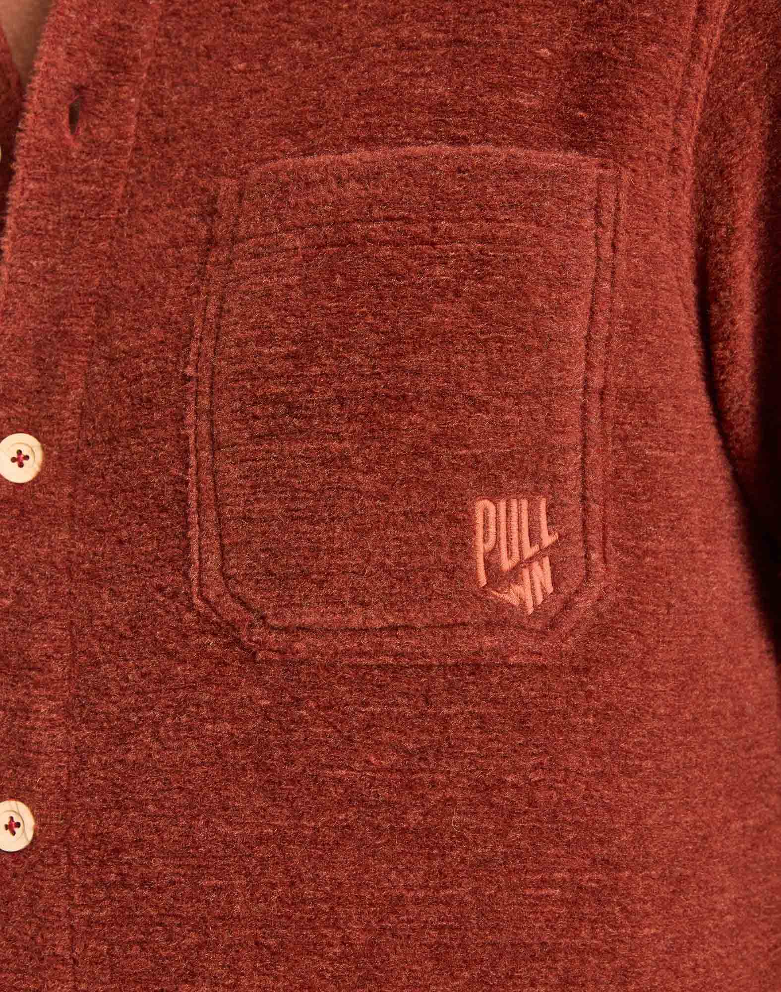 chemise geko woolbrown PULLIN