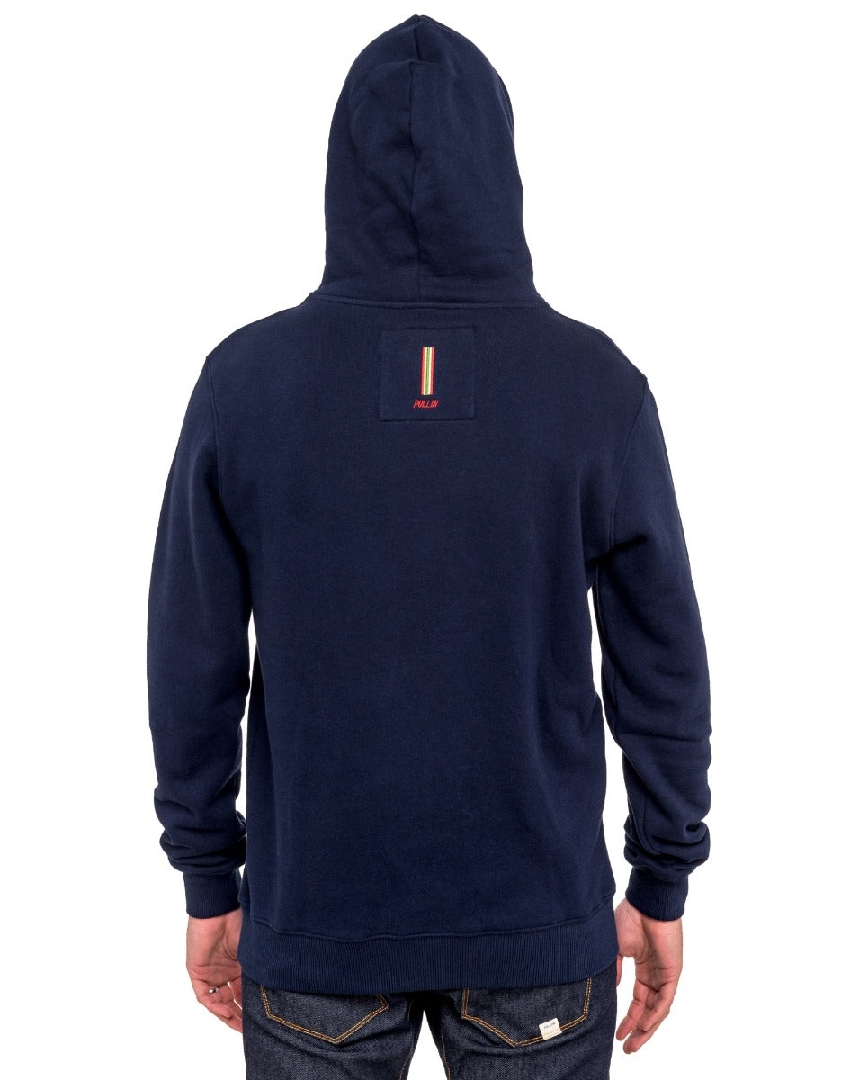 sweat homme à capuche chillinavy PULLIN en coton