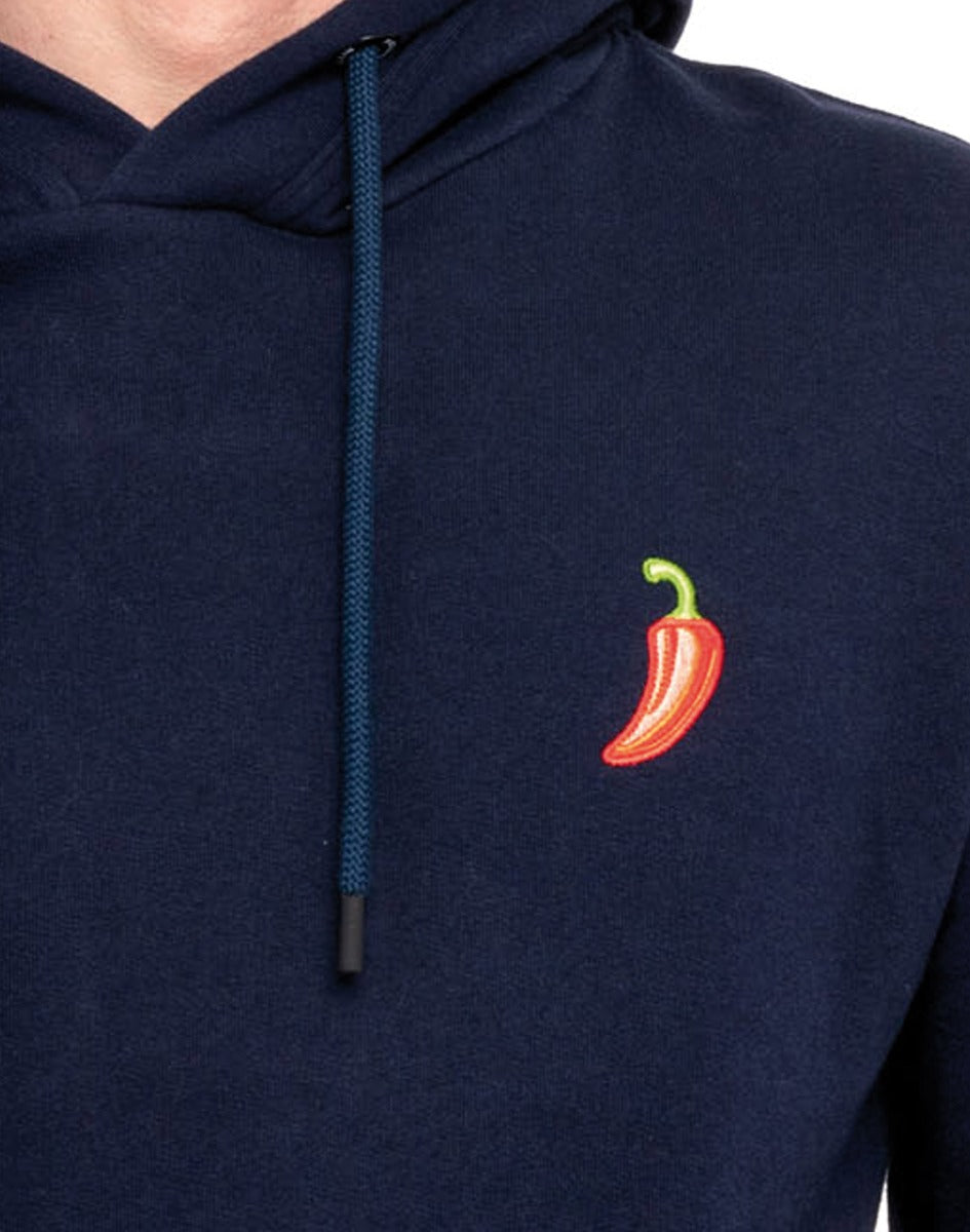 sweat homme à capuche chillinavy PULLIN en coton