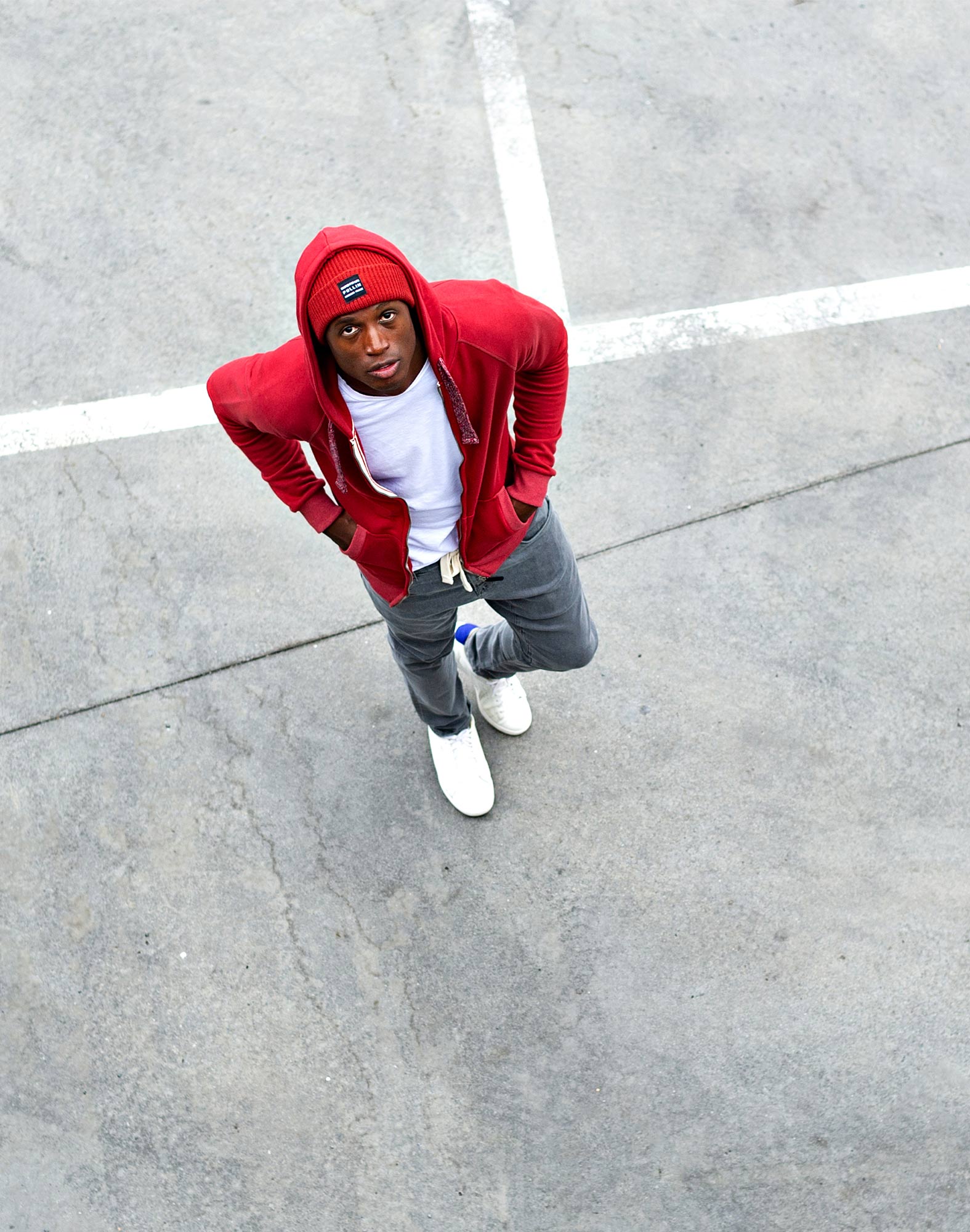 sweat a capuche corpbrick PULLIN en coton