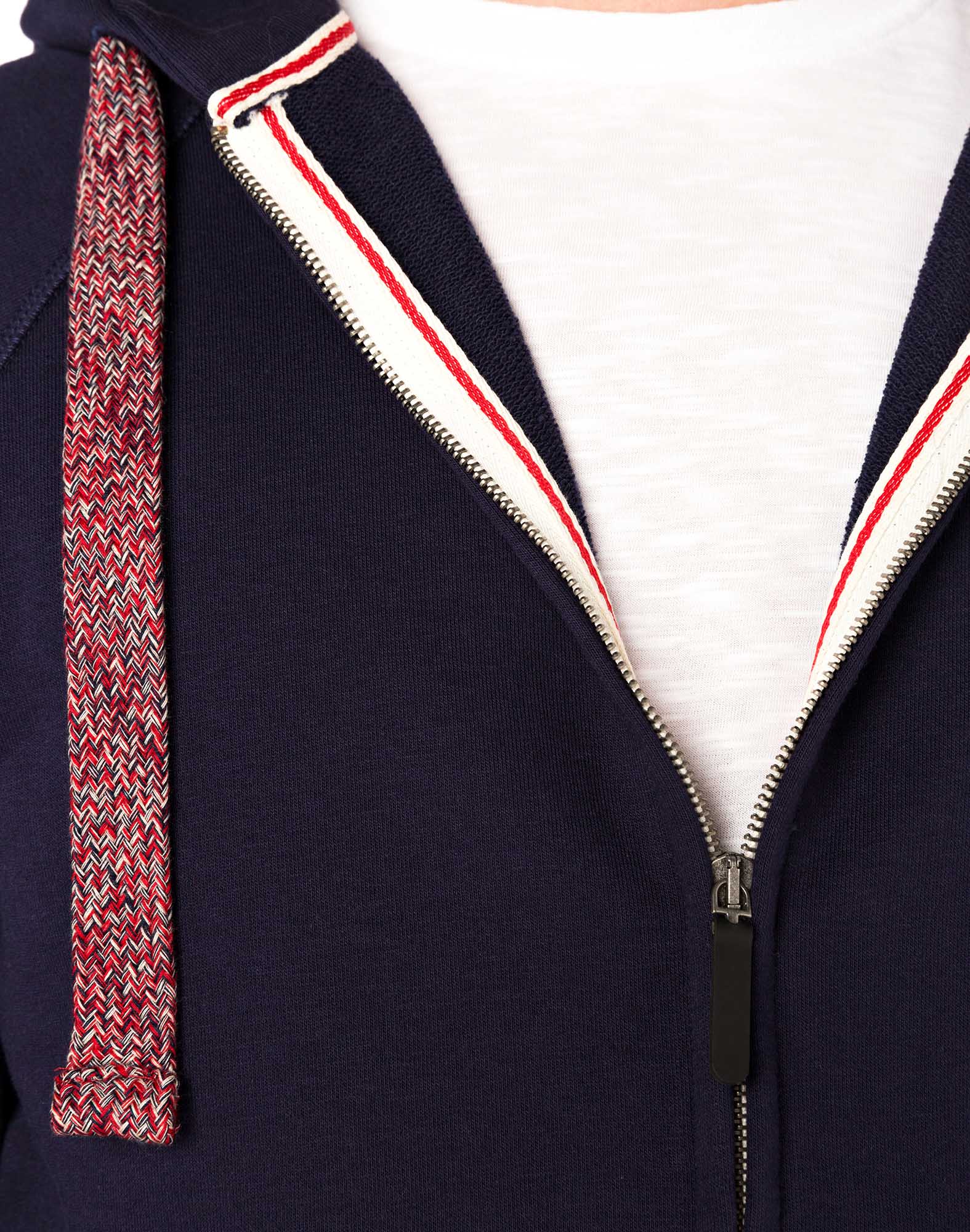 sweat a capuche corpnavy PULLIN en coton