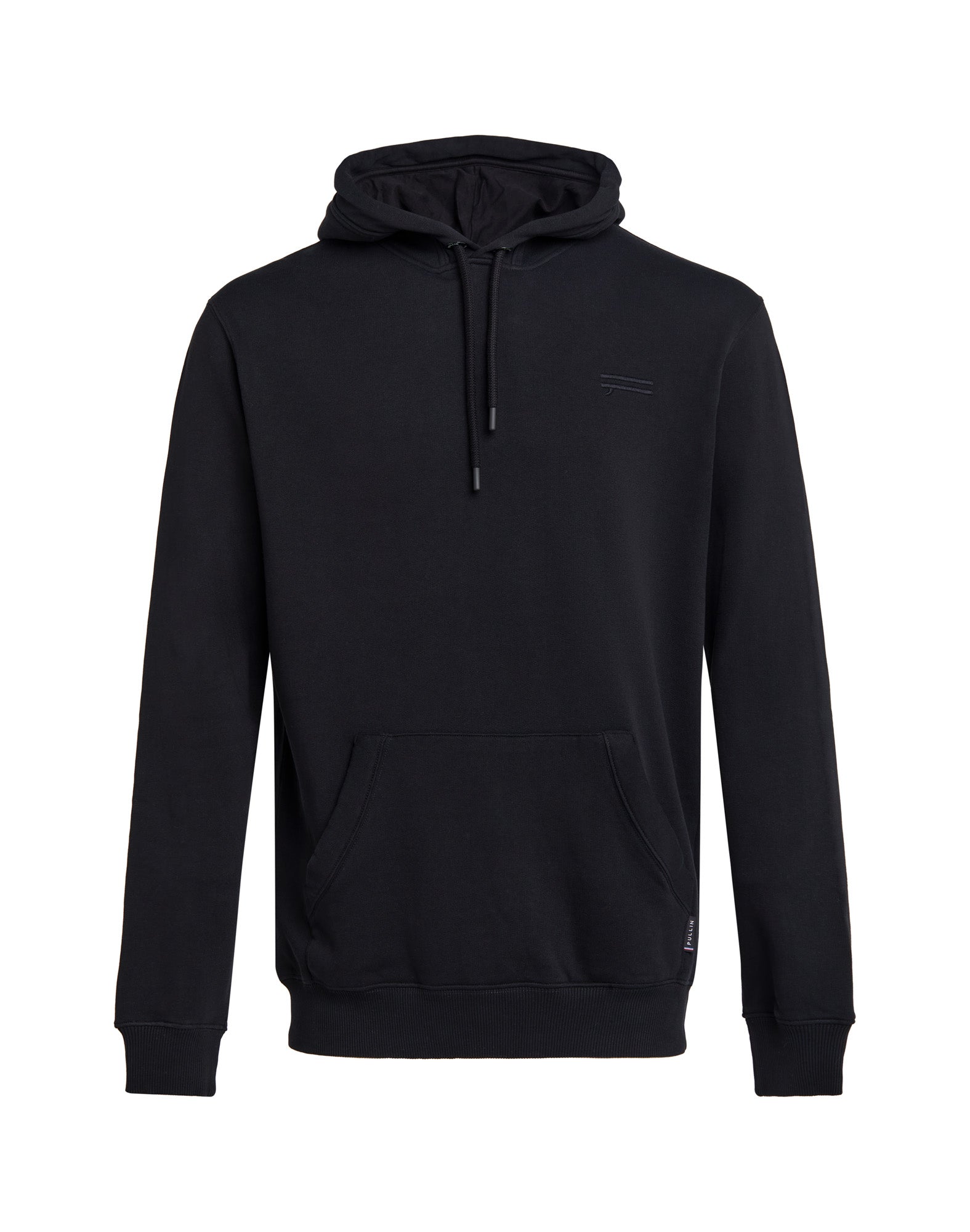 sweat a capuche plainfinnblack PULLIN en coton