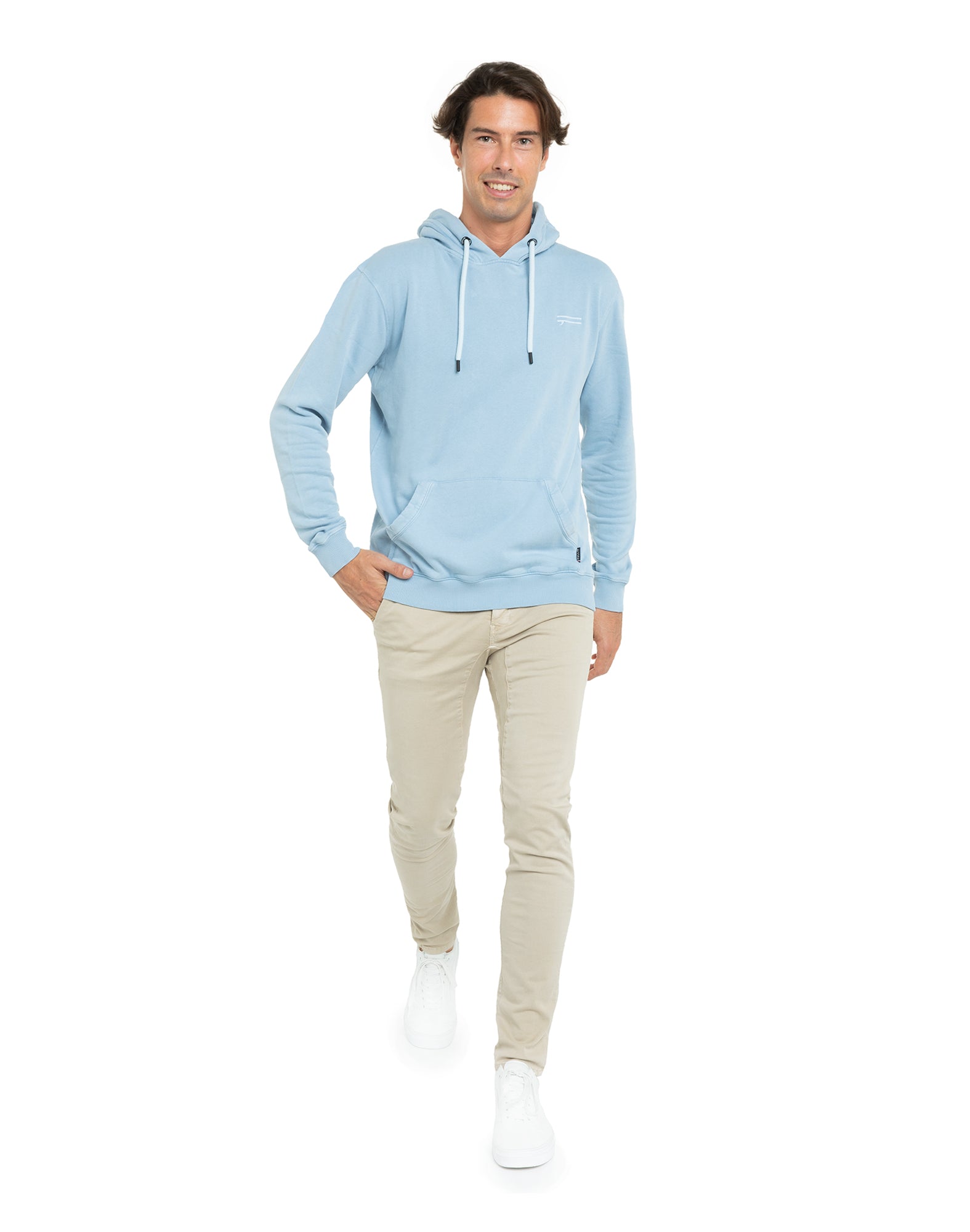 sweat a capuche plainfinndusk PULLIN en coton