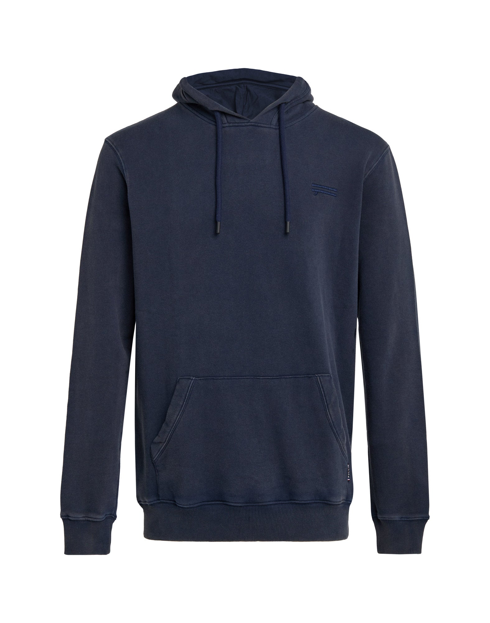 sweat a capuche plainfinnnavy PULLIN en coton