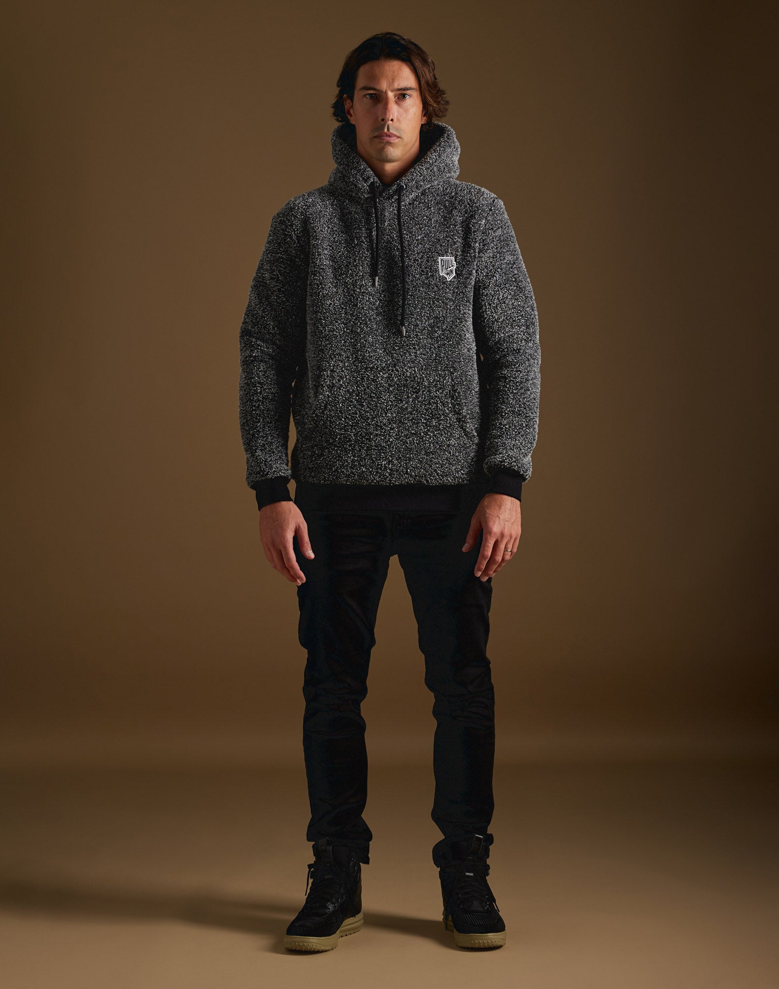 sweat a capuche polaire polarcroke PULLIN en polyester
