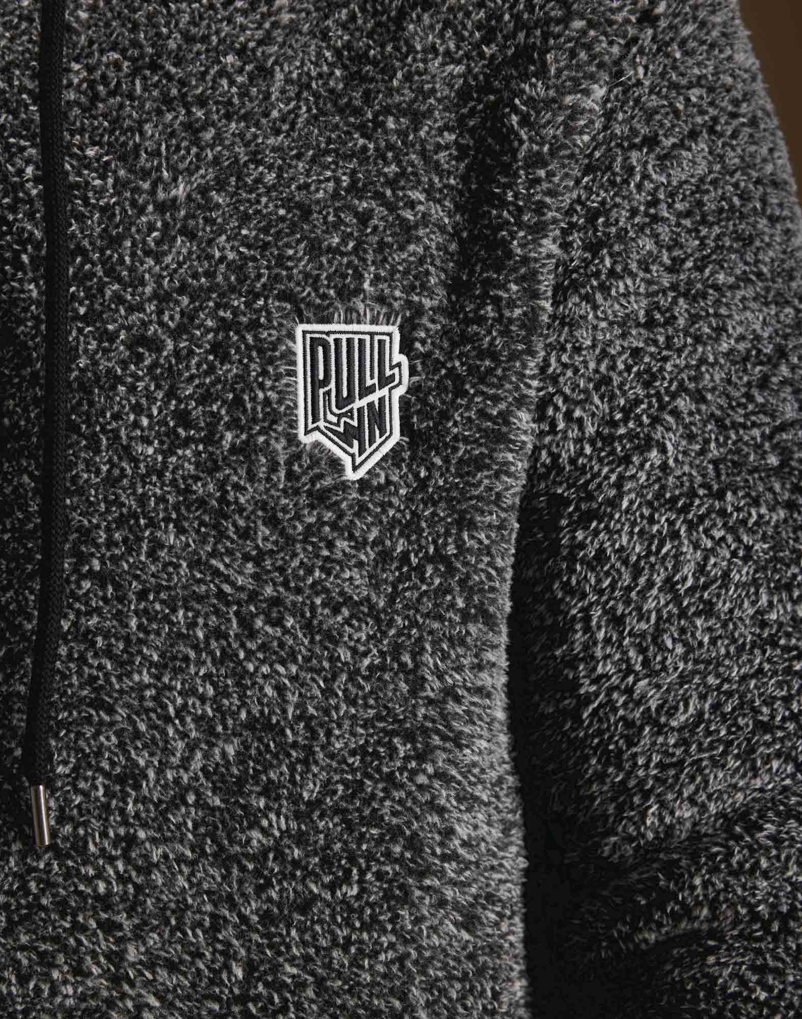 sweat a capuche polaire polarcroke PULLIN en polyester